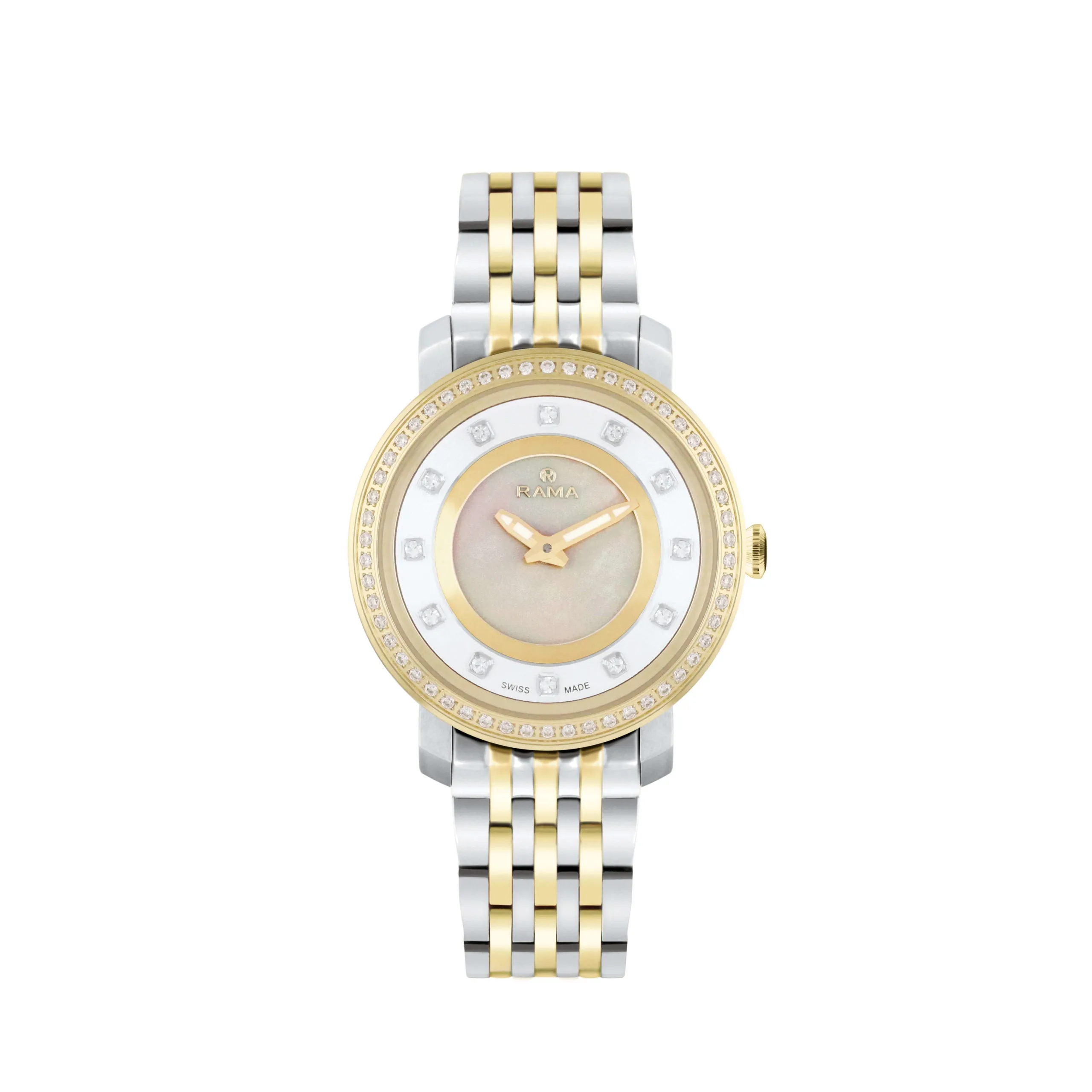Rama Ladies MOP Dial Gold & Silver Tone Watch