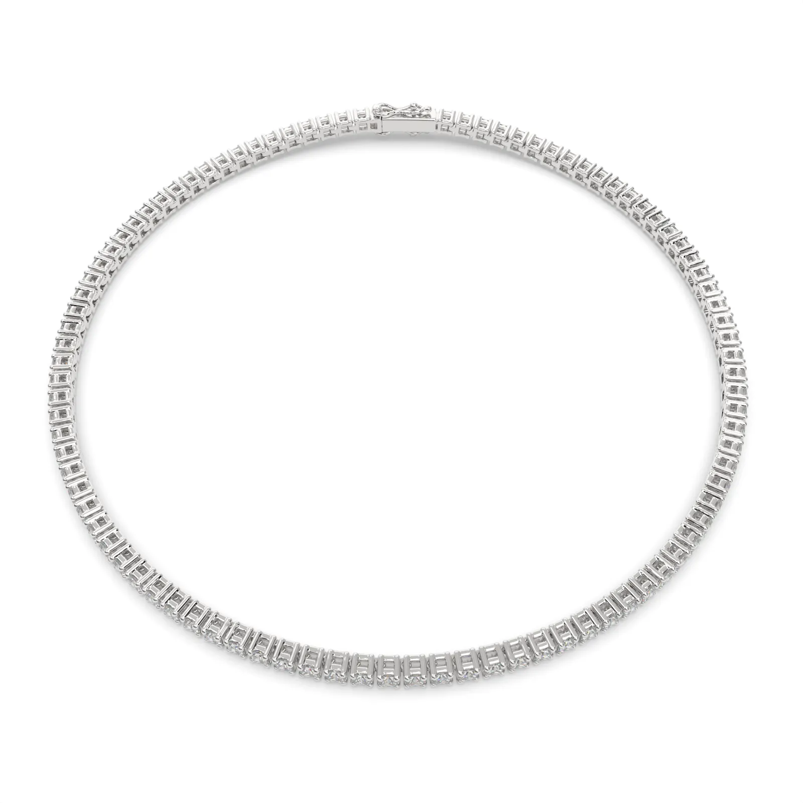 Ranna 2ct tcw Princess Cut Diamond Tennis Bracelet