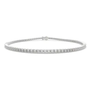 Ranna 2ct tcw Princess Cut Diamond Tennis Bracelet
