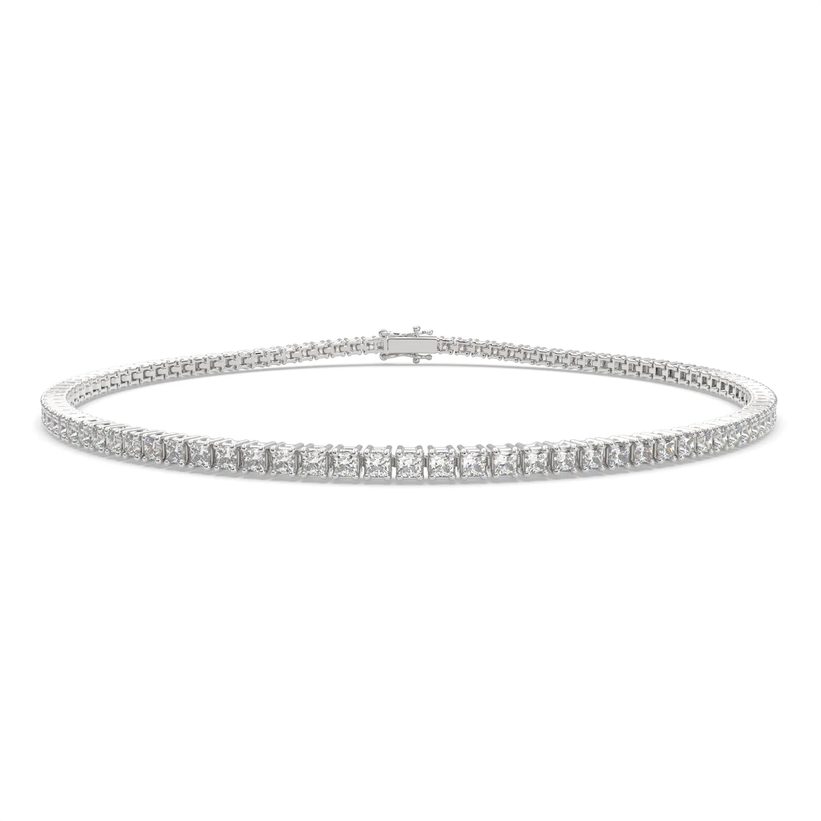 Ranna 2ct tcw Princess Cut Diamond Tennis Bracelet