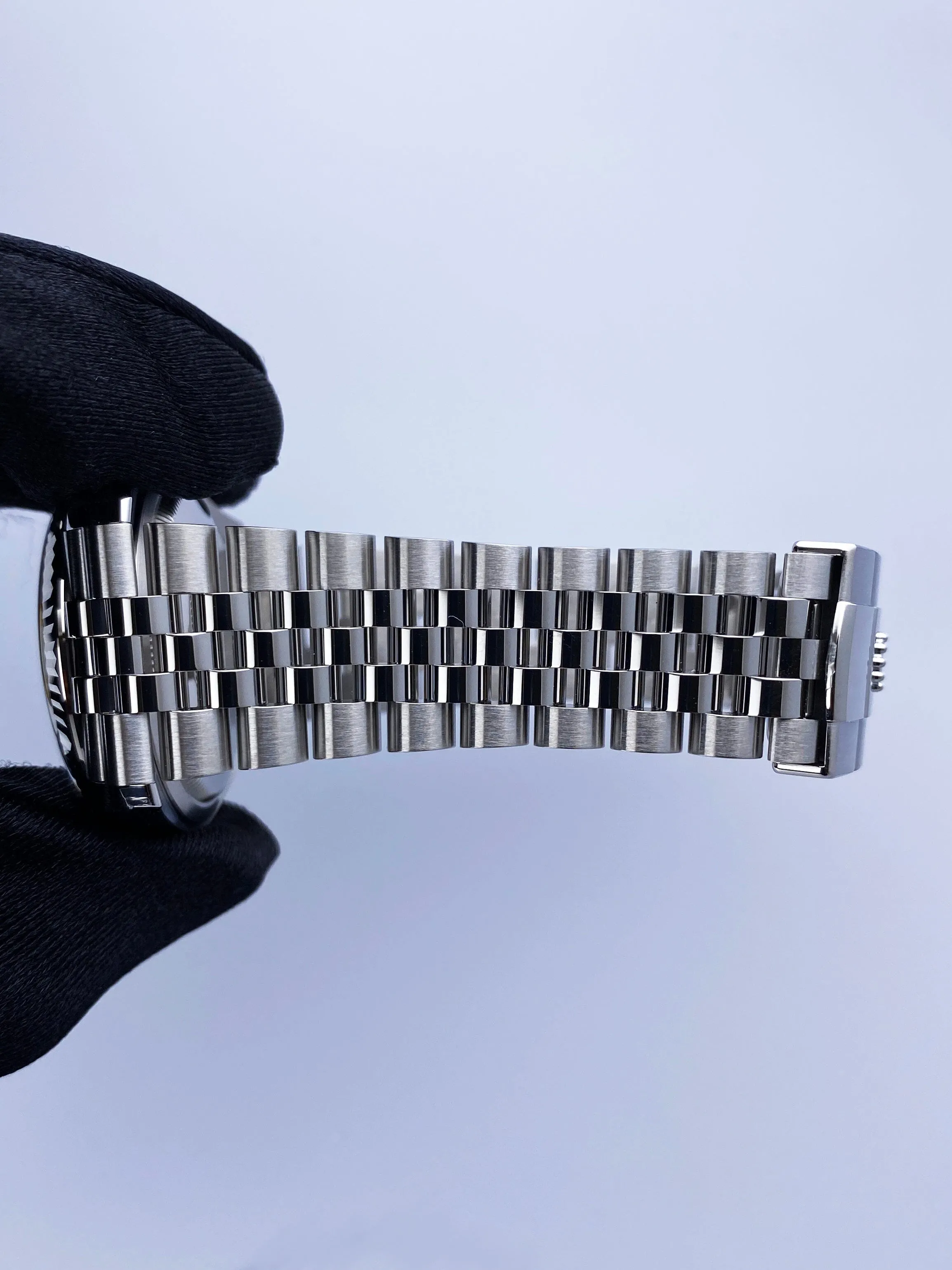 Rolex Datejust 126234 Black Dial Mens Watch Box Papers