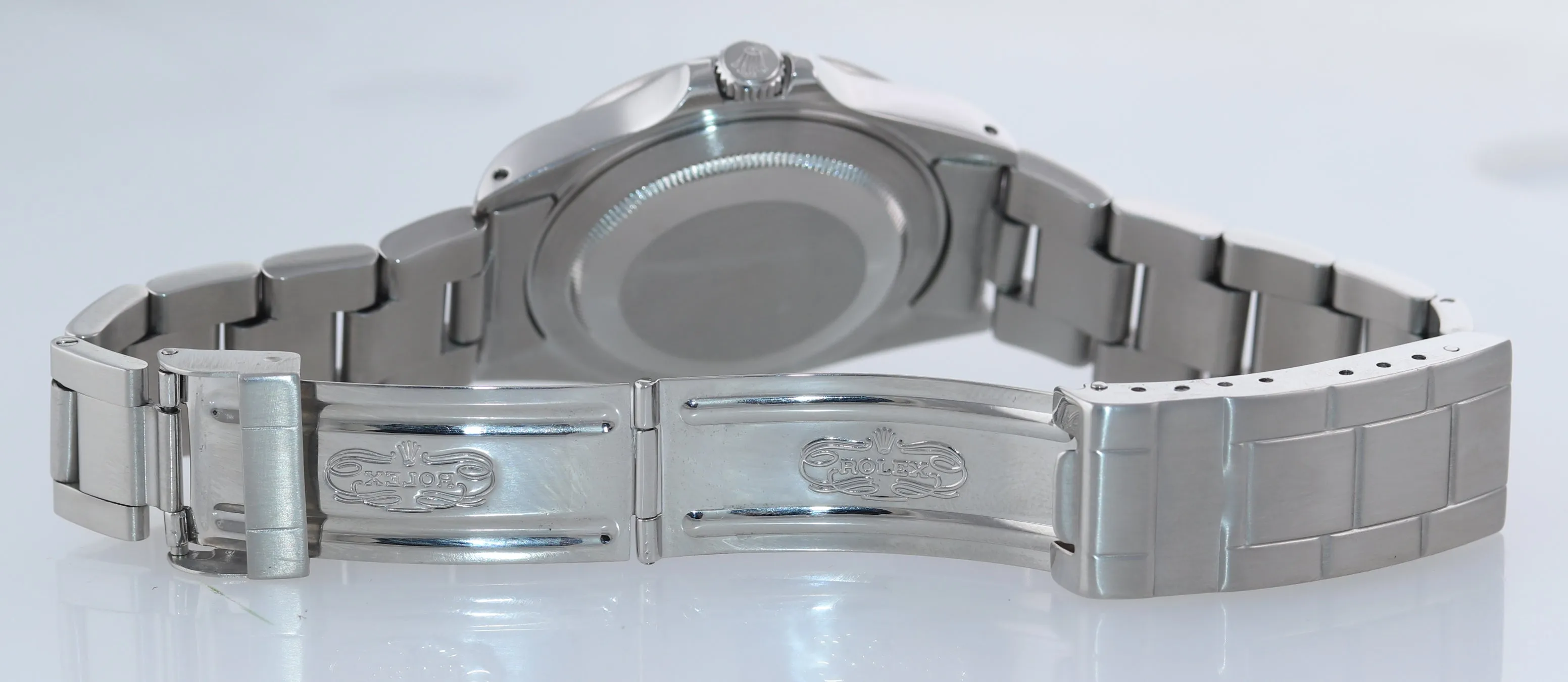 Rolex Explorer 2 16570 Steel White Polar GMT TRITIUM Dial 40mm Watch Box