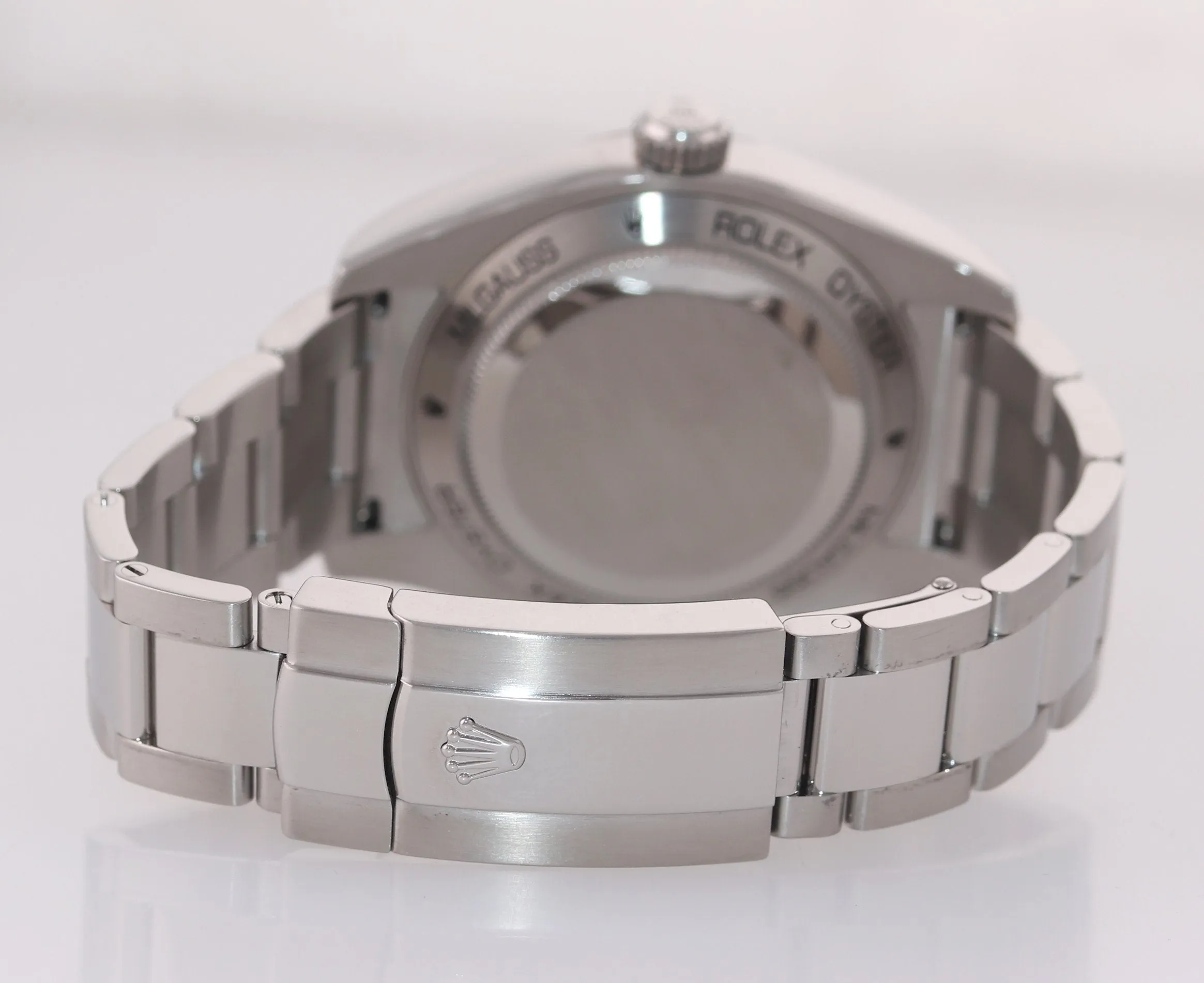Rolex Milgauss 116400 White Orange 40mm Steel Anti-Magnetic Watch Box