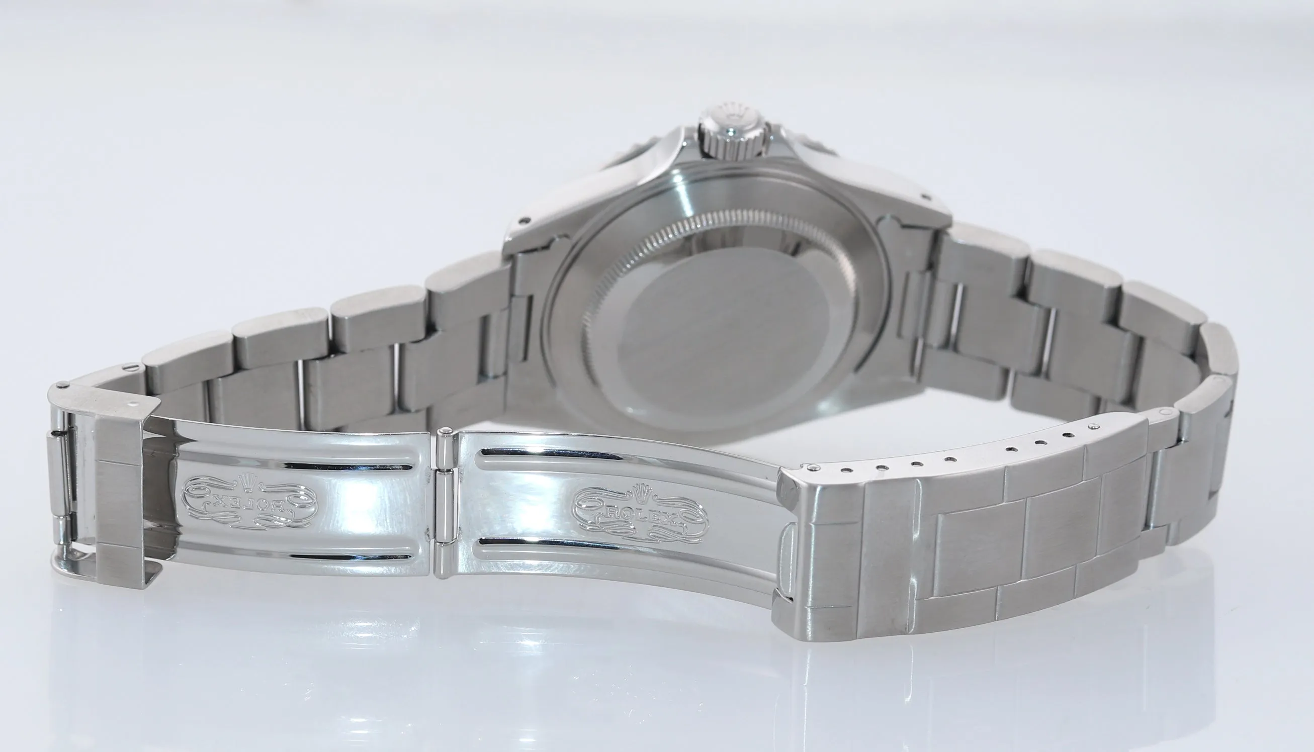Rolex Submariner No-Date 2 line TRITIUM dial 14060 Steel Black 40mm Watch Box