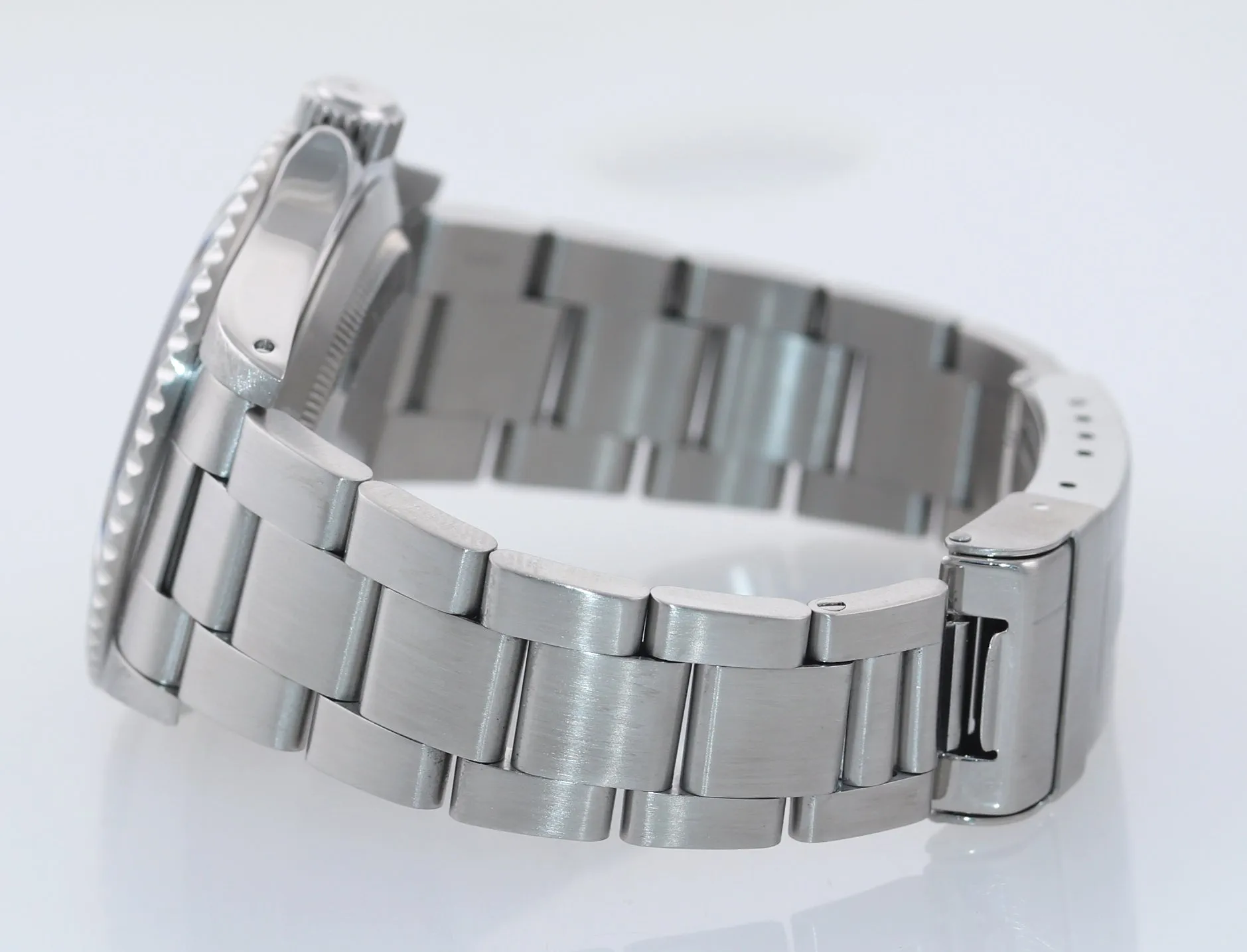 Rolex Submariner No-Date 2 line TRITIUM dial 14060 Steel Black 40mm Watch Box