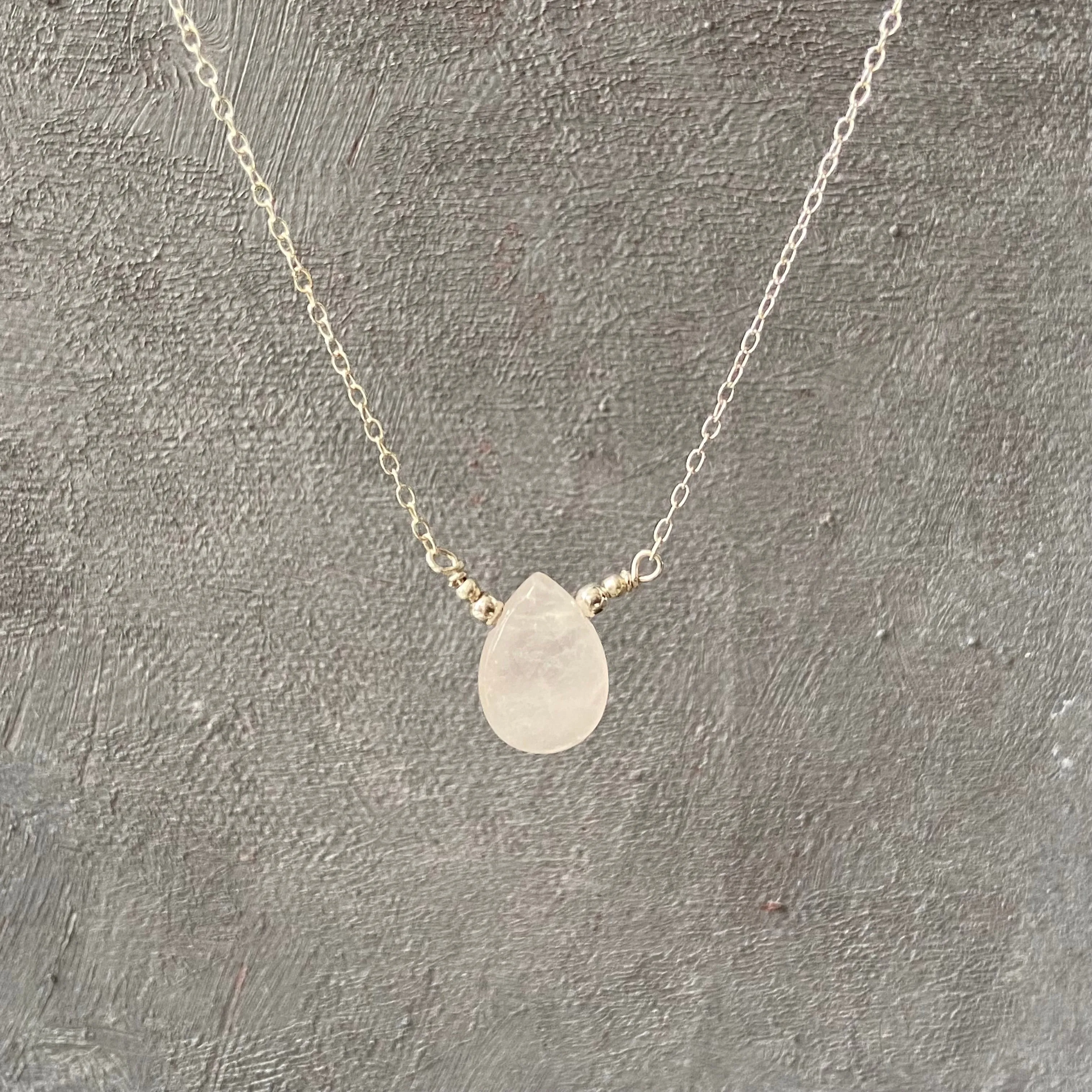 Rose Quartz Gemstone Necklaces