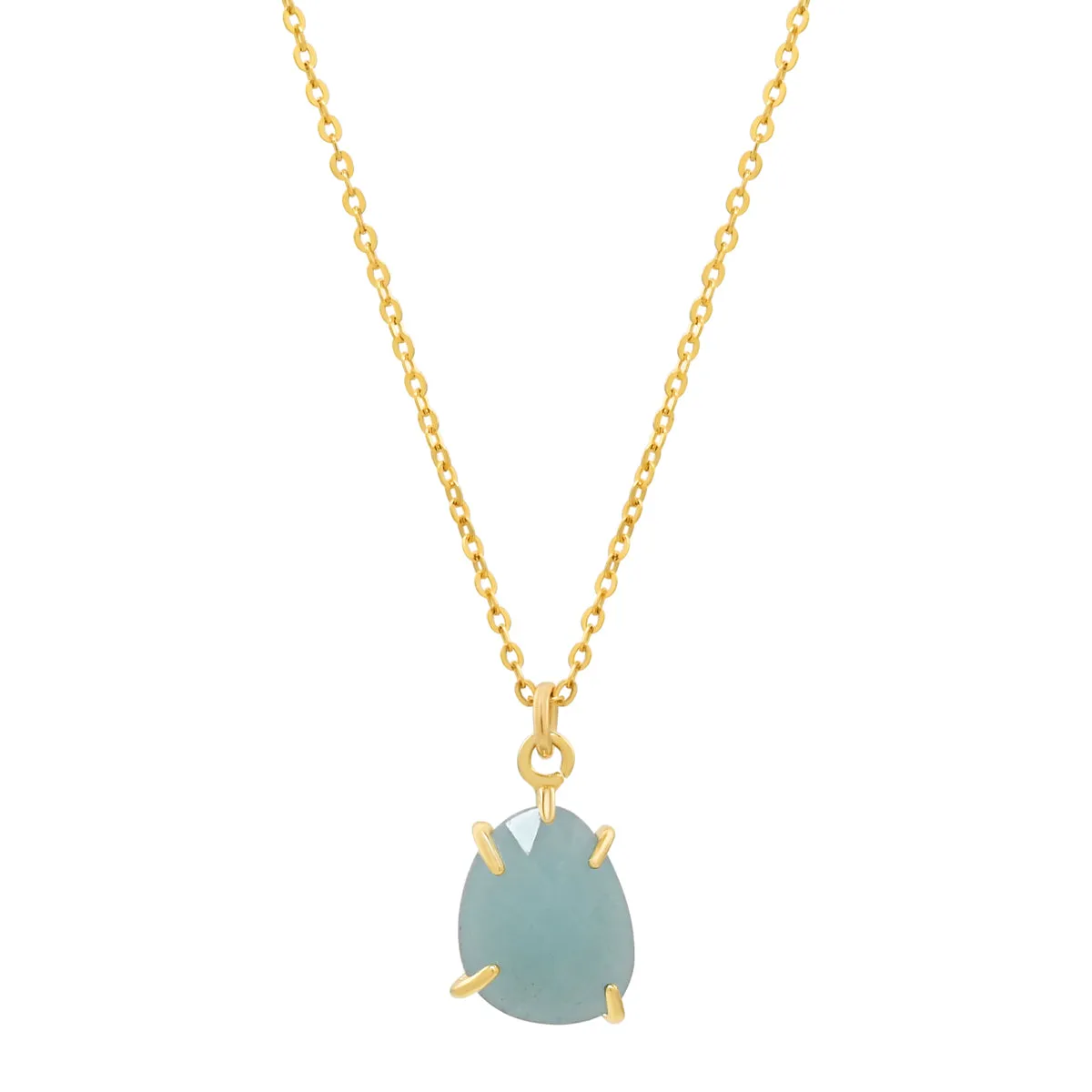 SALE - Amazonite Prong Necklace