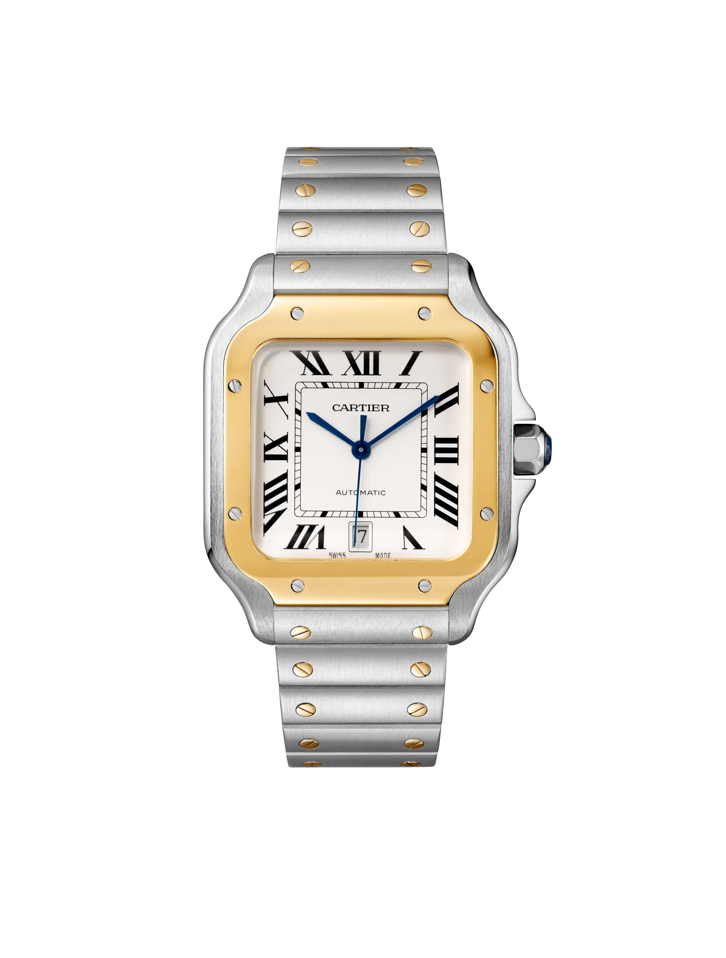 Santos De Cartier Watch with Yellow Gold