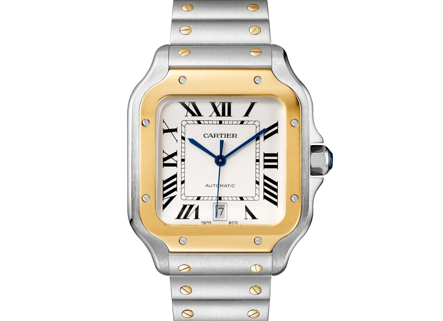 Santos De Cartier Watch with Yellow Gold