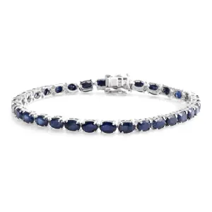 Sapphire 925 Sterling Silver Tennis Bracelet Jewelry
