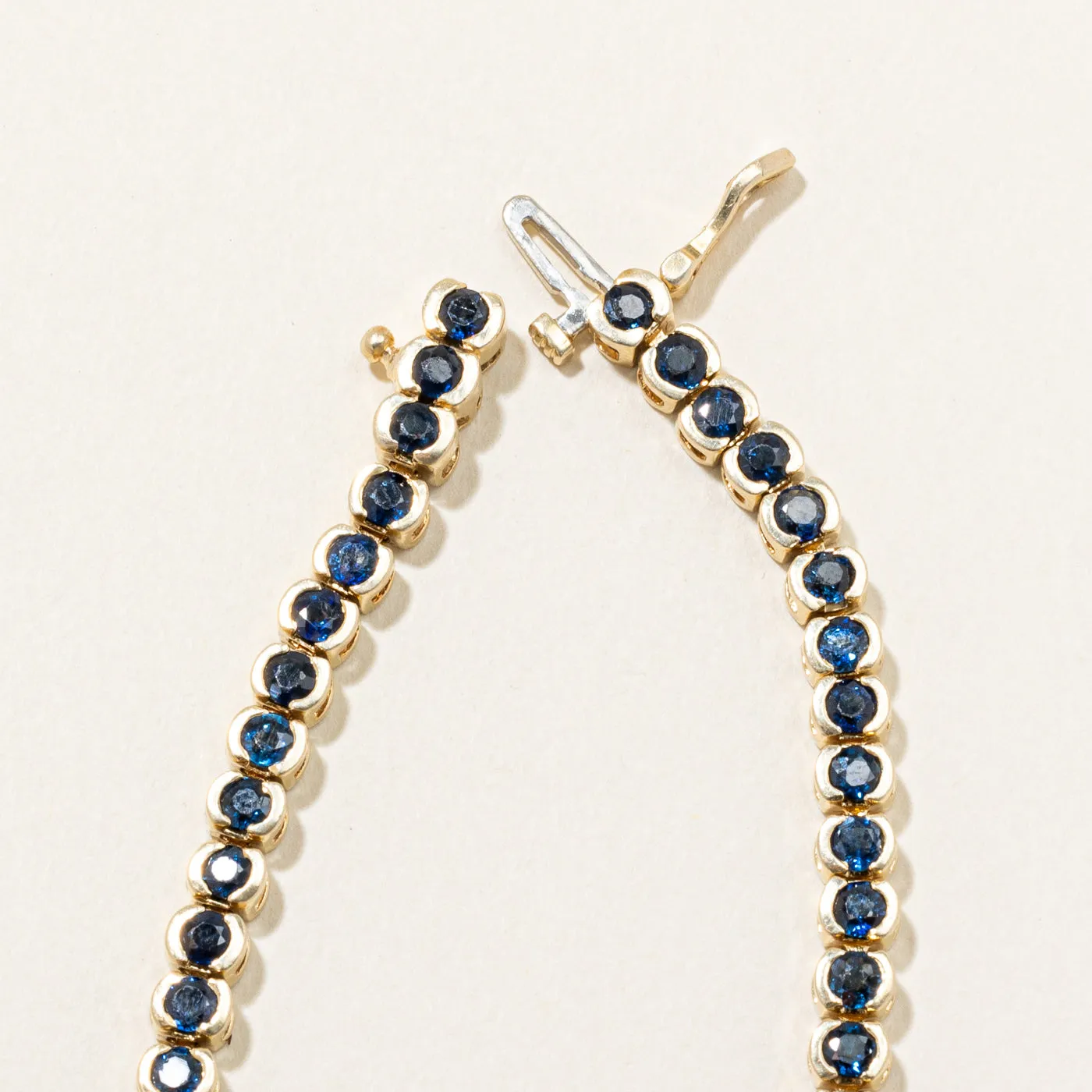 Sapphire Tennis Bracelet | 4.00ctw | 7.25" |