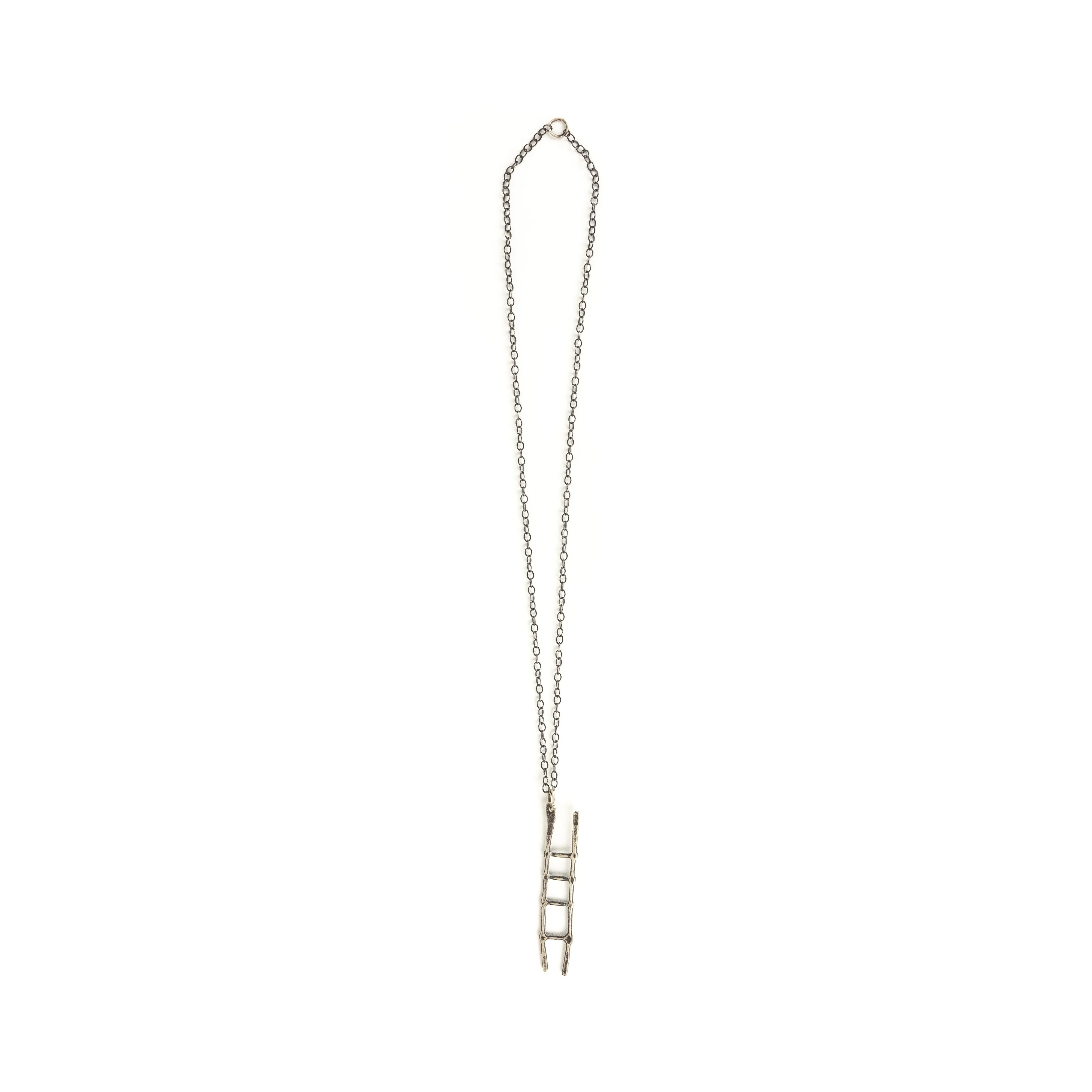 Sarah Stanton Silver Ladder Necklace (sm)