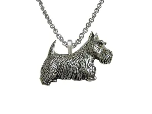 Scottish Terrier Dog Pendant Necklace