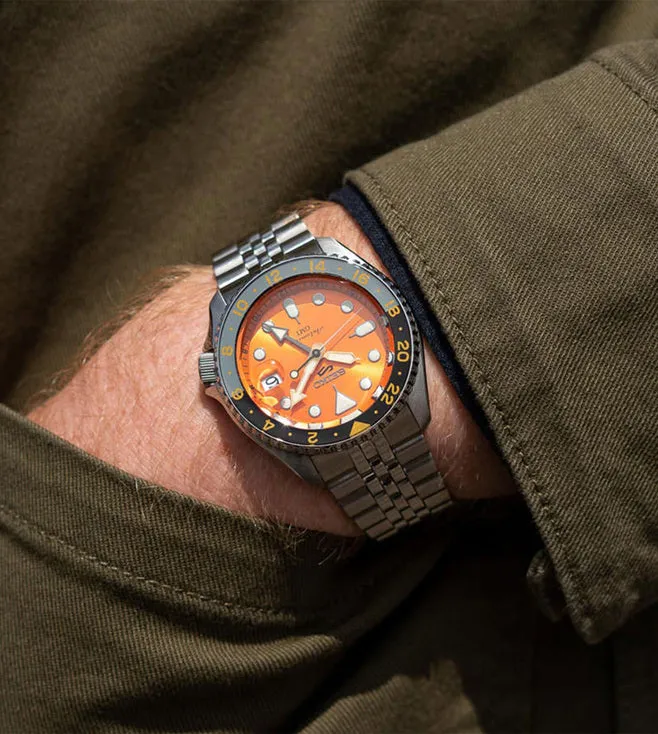 Seiko 5 Sports Mikan Orange Orange Dial Men 42.5mm