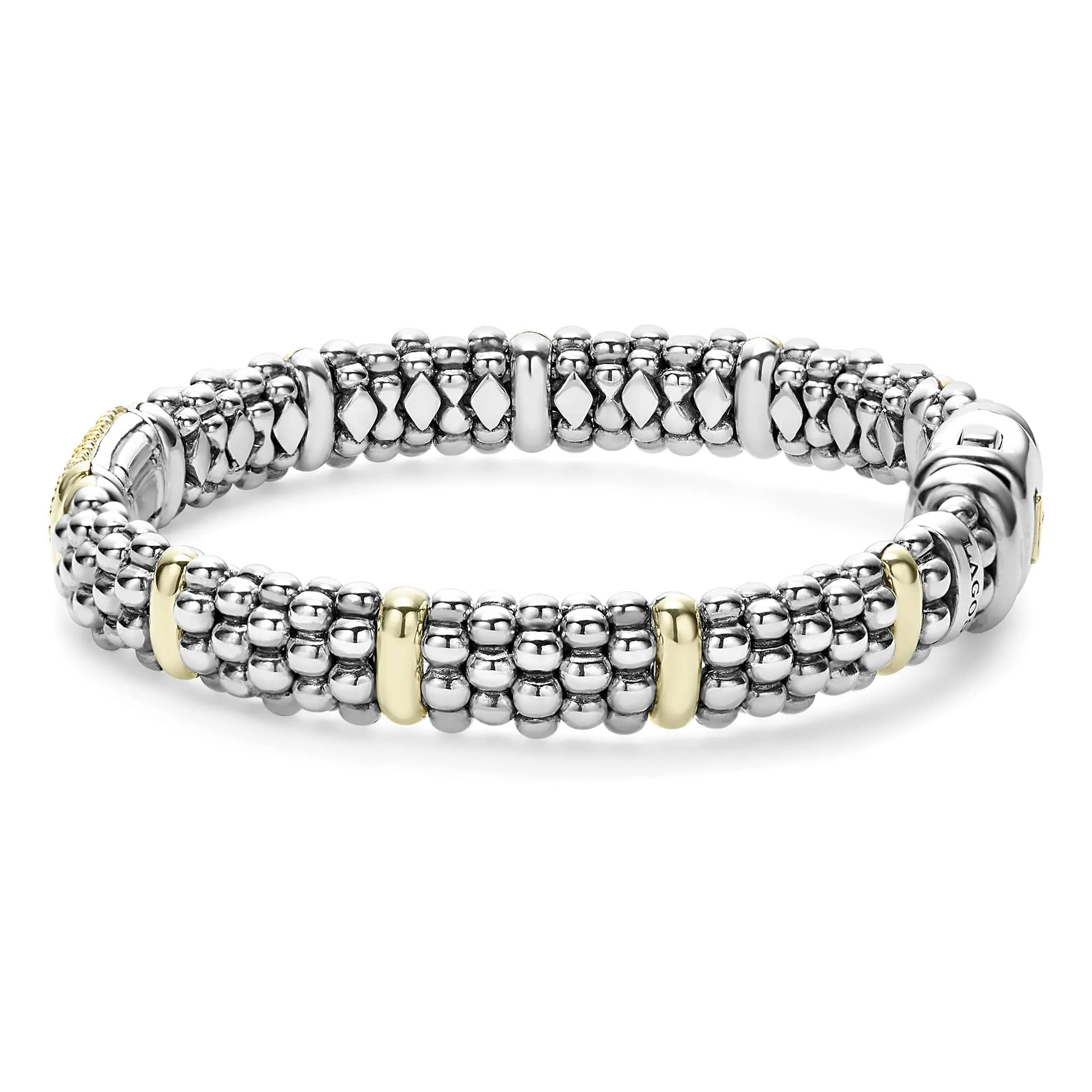 Signature Caviar Yellow Sapphire Caviar Bracelet | 9mm