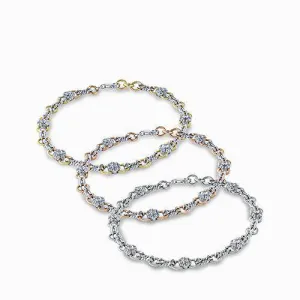 Simon G. 18k White Gold Diamond Bracelet