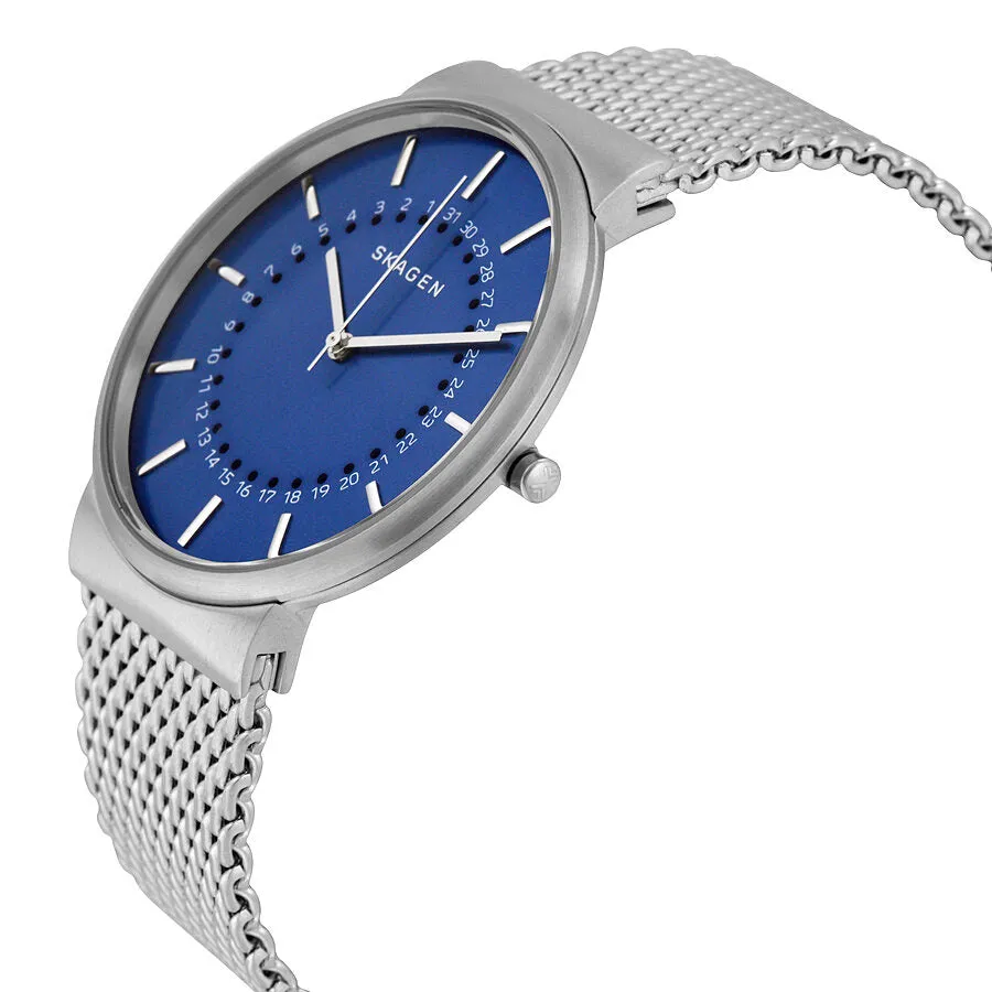 Skagen Ancher Blue Dial Stainless Steel Men's Watch SKW6234