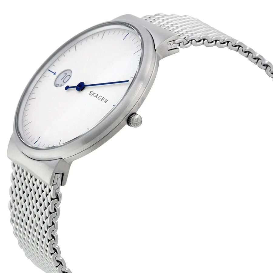 Skagen Ancher Silver Dial Men's Stainless Steel Watch SKW6193