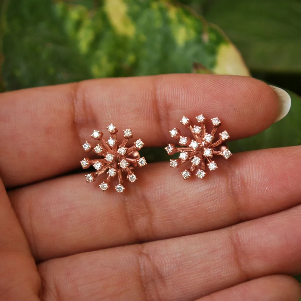 Star Burst Ear Studs