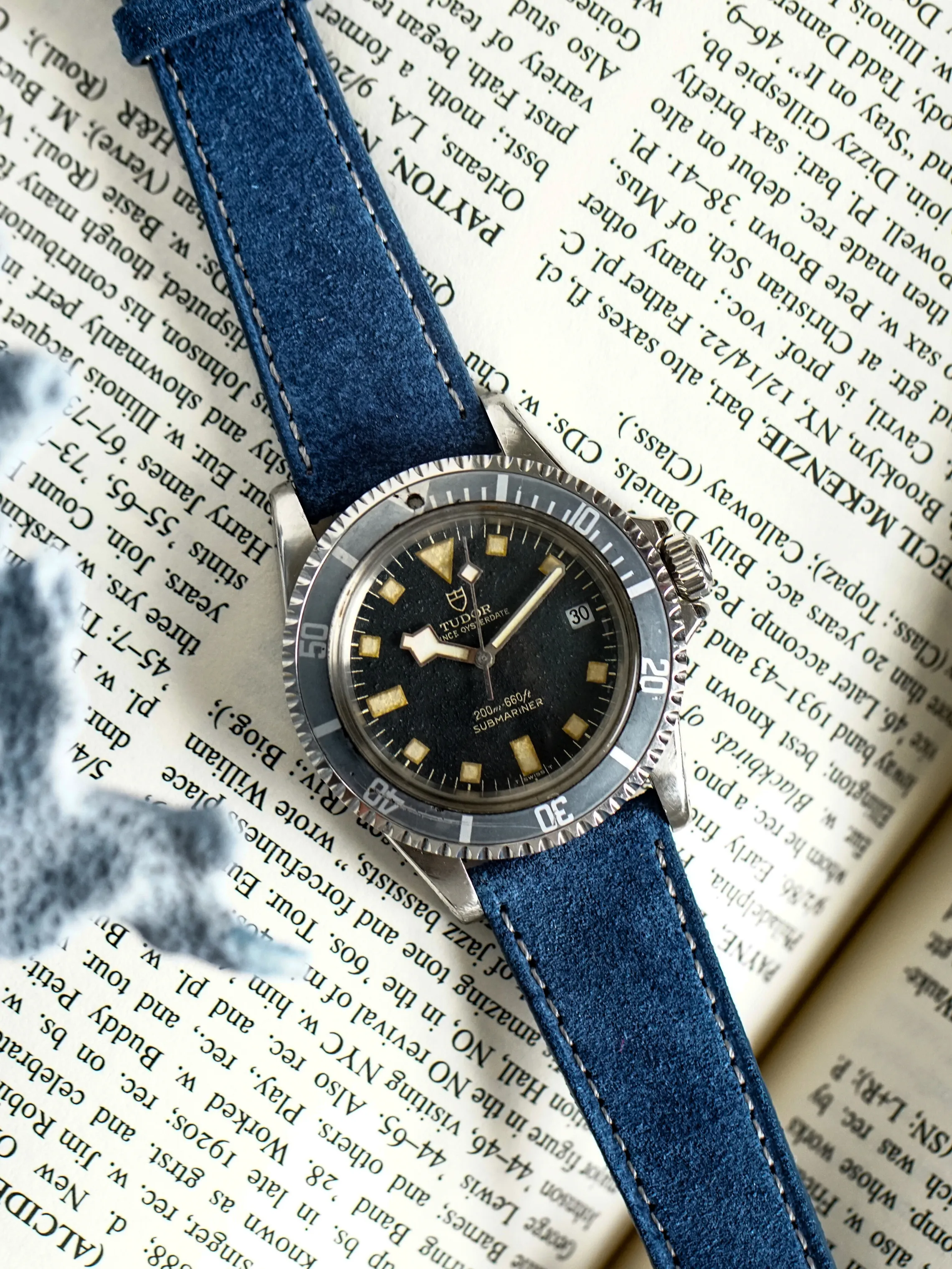 Suede Watch Strap - Aegean