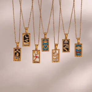 Tarot Cards Pendant Necklaces