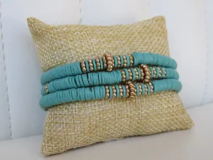 Teal Bracelets