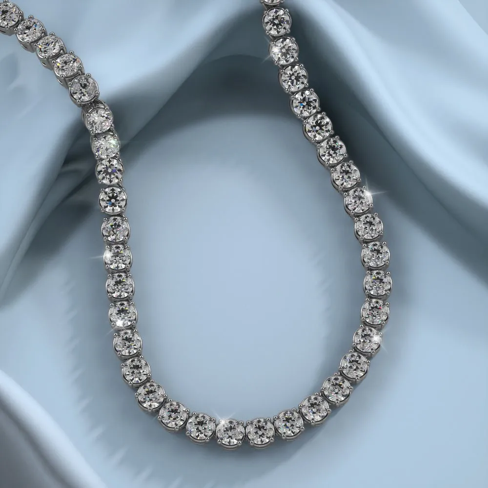 Timeless Dreams Riviera Diamond Necklace with 8.58 ct.(finished) 2.5mm