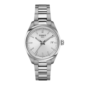 Tissot T-Classic Grey Stainless Steel Silver Dial Quartz Watch for Ladies - T150.210.11.031.00