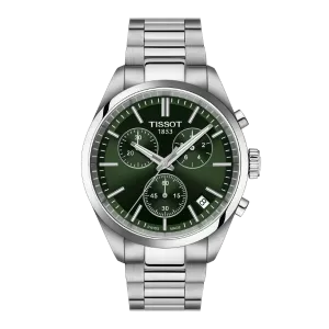 Tissot T-Sport Grey Stainless Steel Green Dial Quartz Watch for Gents - T116.617.11.091.00