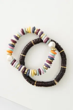 Total Eclipse Bracelet, Set of 2