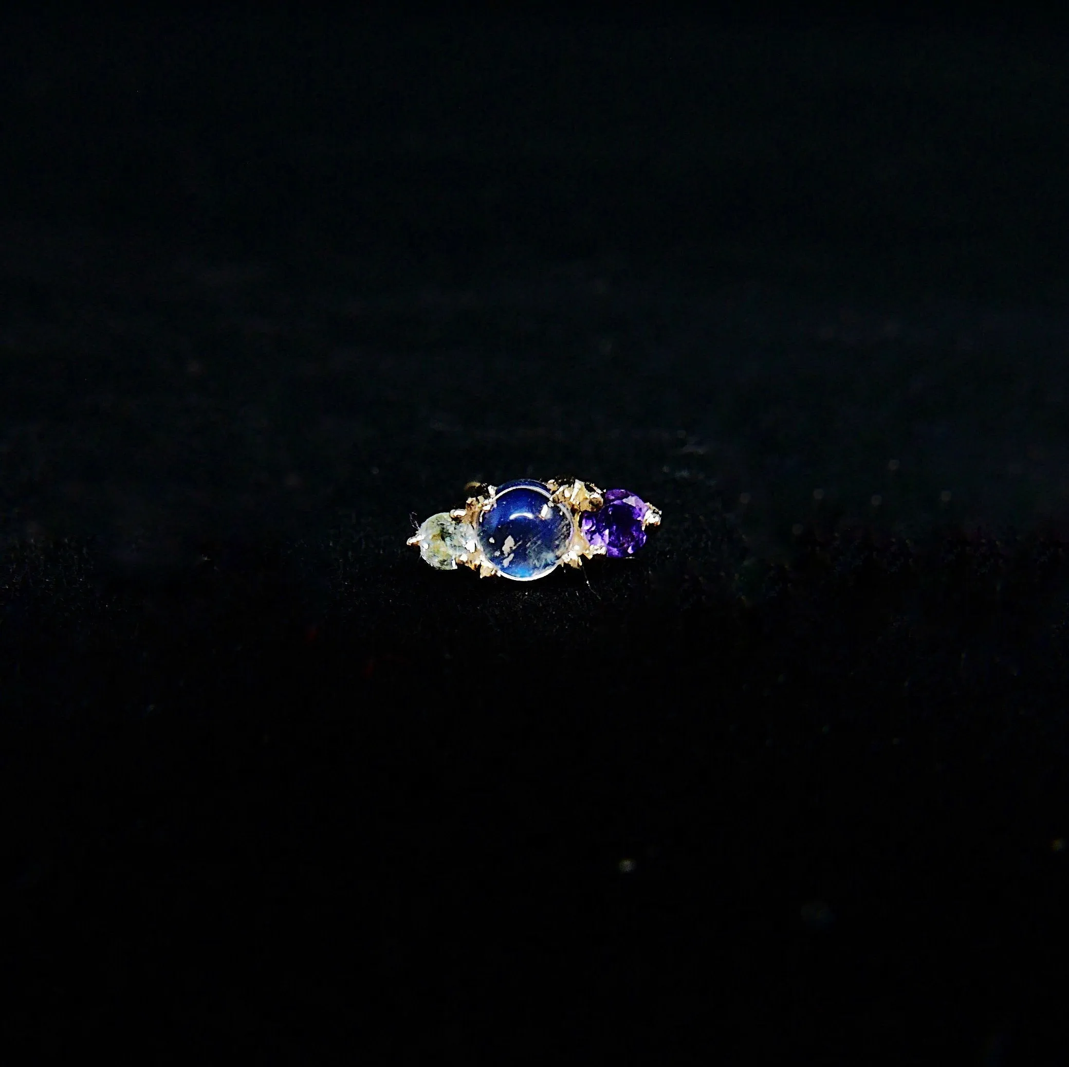 Trio Moonstone Earring