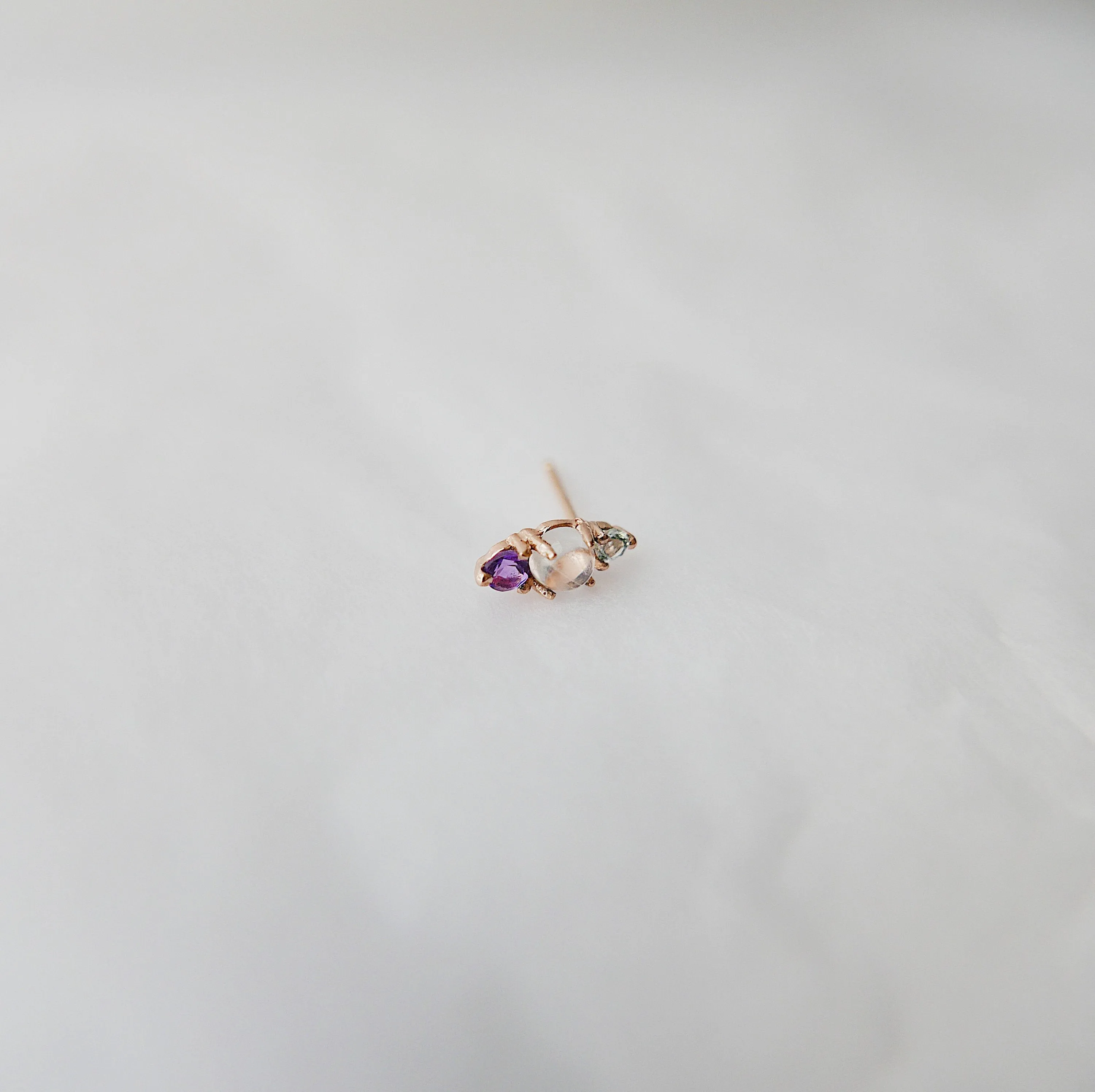 Trio Moonstone Earring