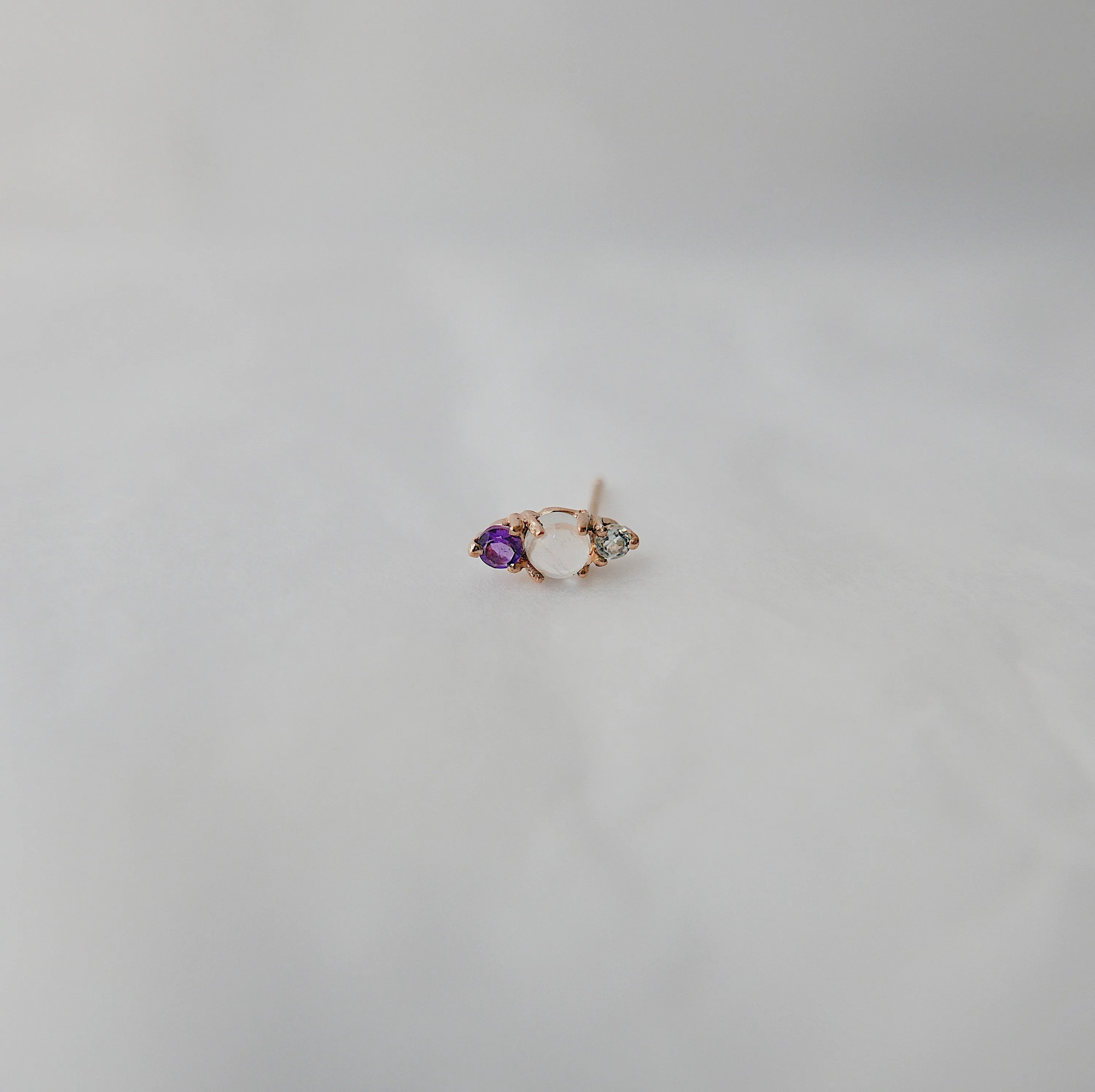 Trio Moonstone Earring