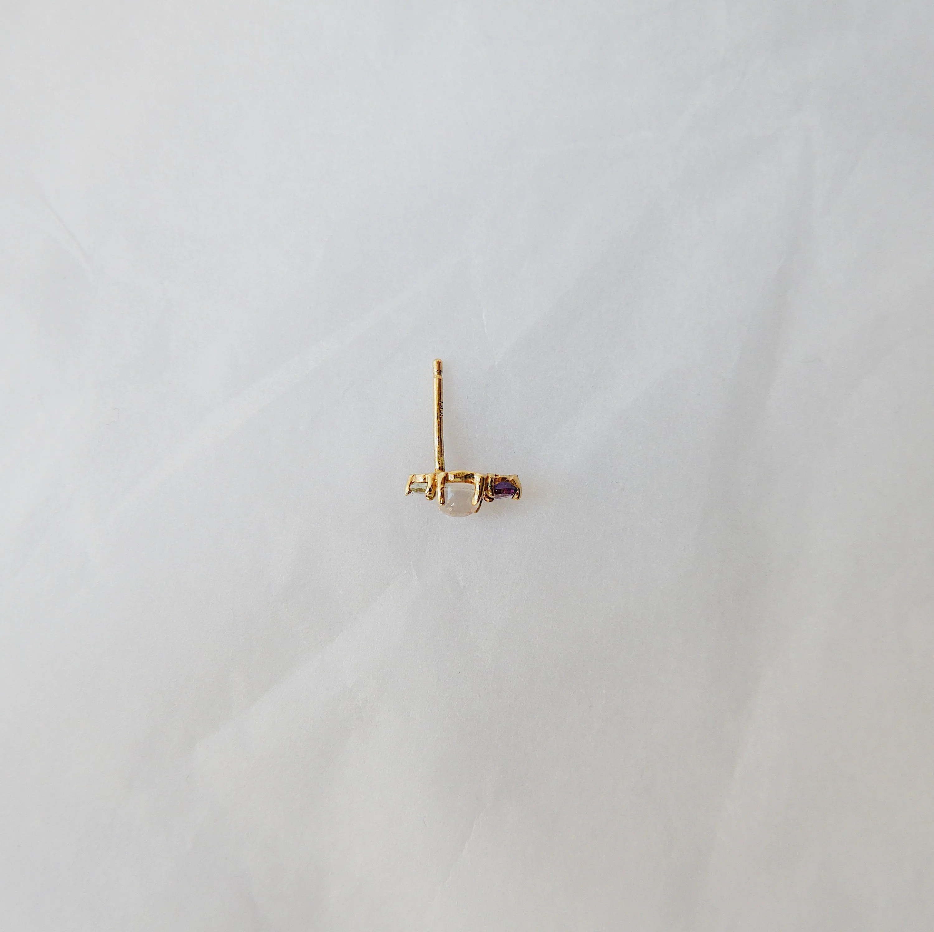 Trio Moonstone Earring