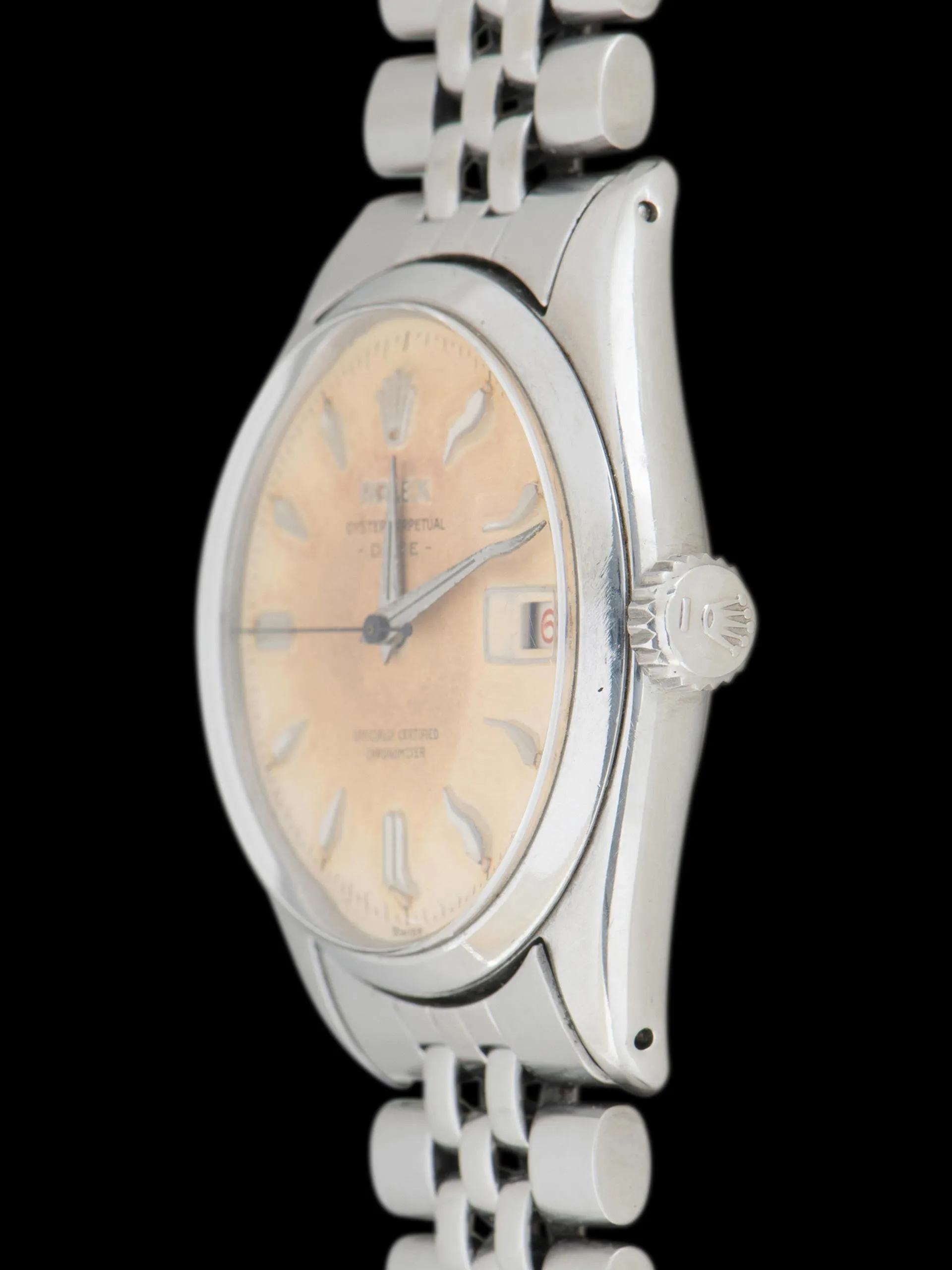 Tropical 1956 Rolex Oyster Perpetual Date (Ref. 6534) "OCC" Dial W/ Roulette Date Wheel