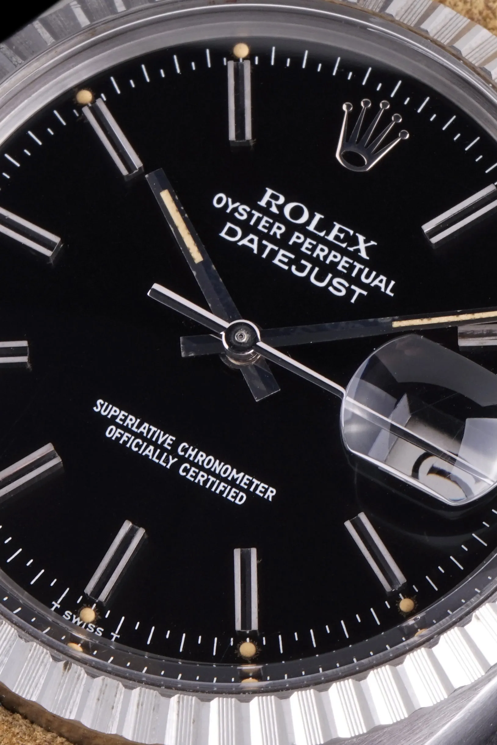 *Unpolished* 1978 Rolex Datejust (Ref. 16030) Black Dial