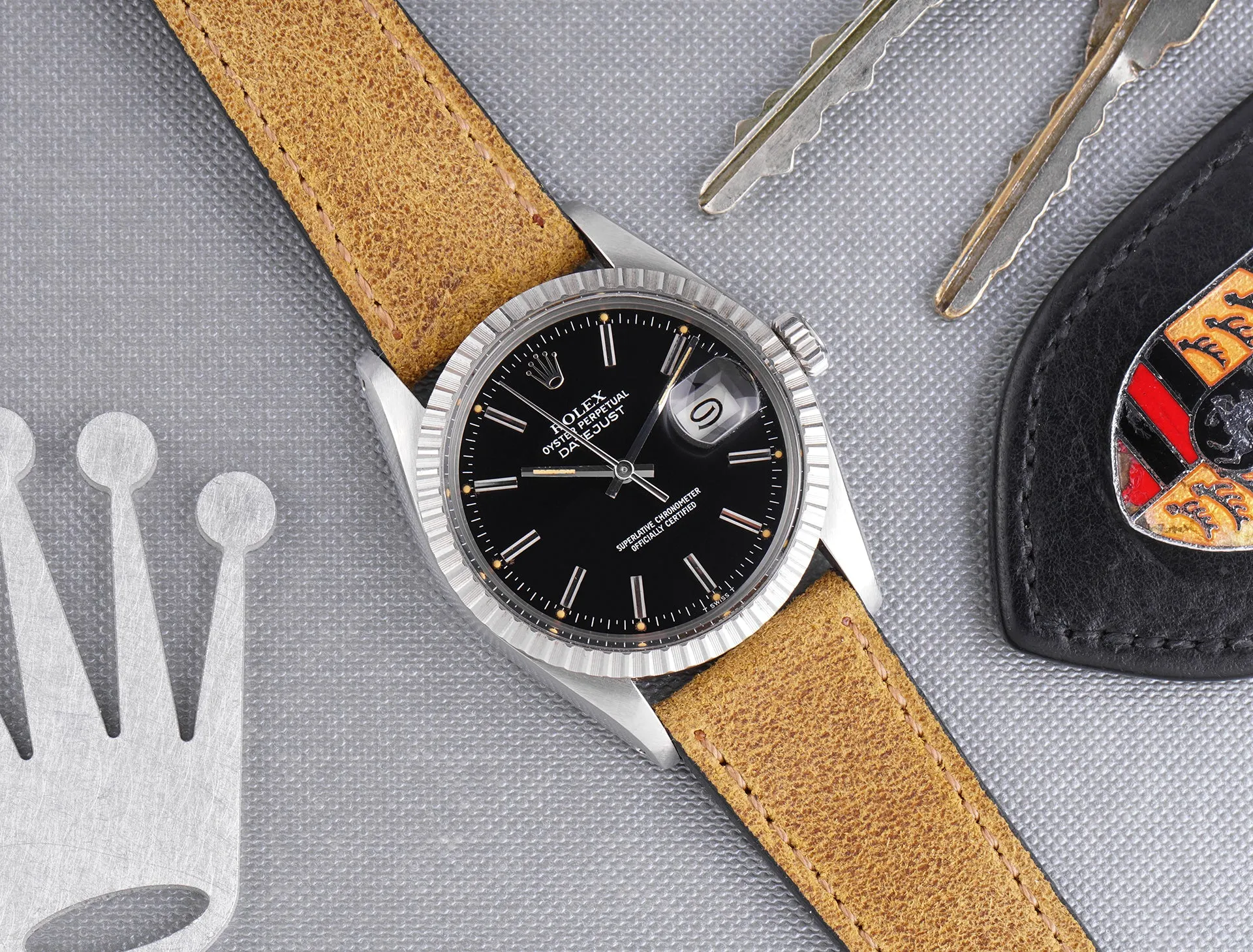 *Unpolished* 1978 Rolex Datejust (Ref. 16030) Black Dial