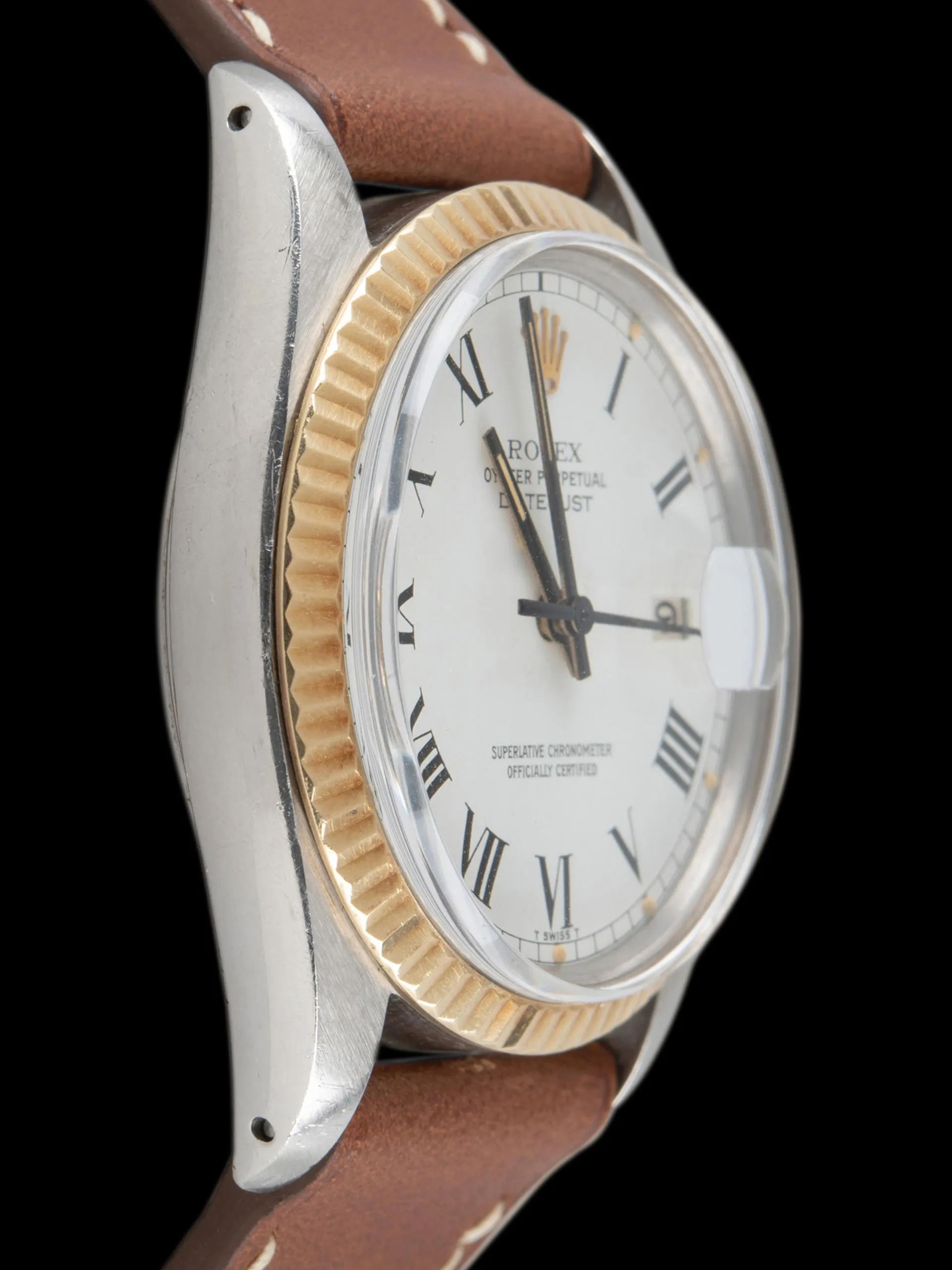 *Unpolished* 1979 Rolex Two-Tone Datejust (Ref. 16013) White "Buckley" Dial