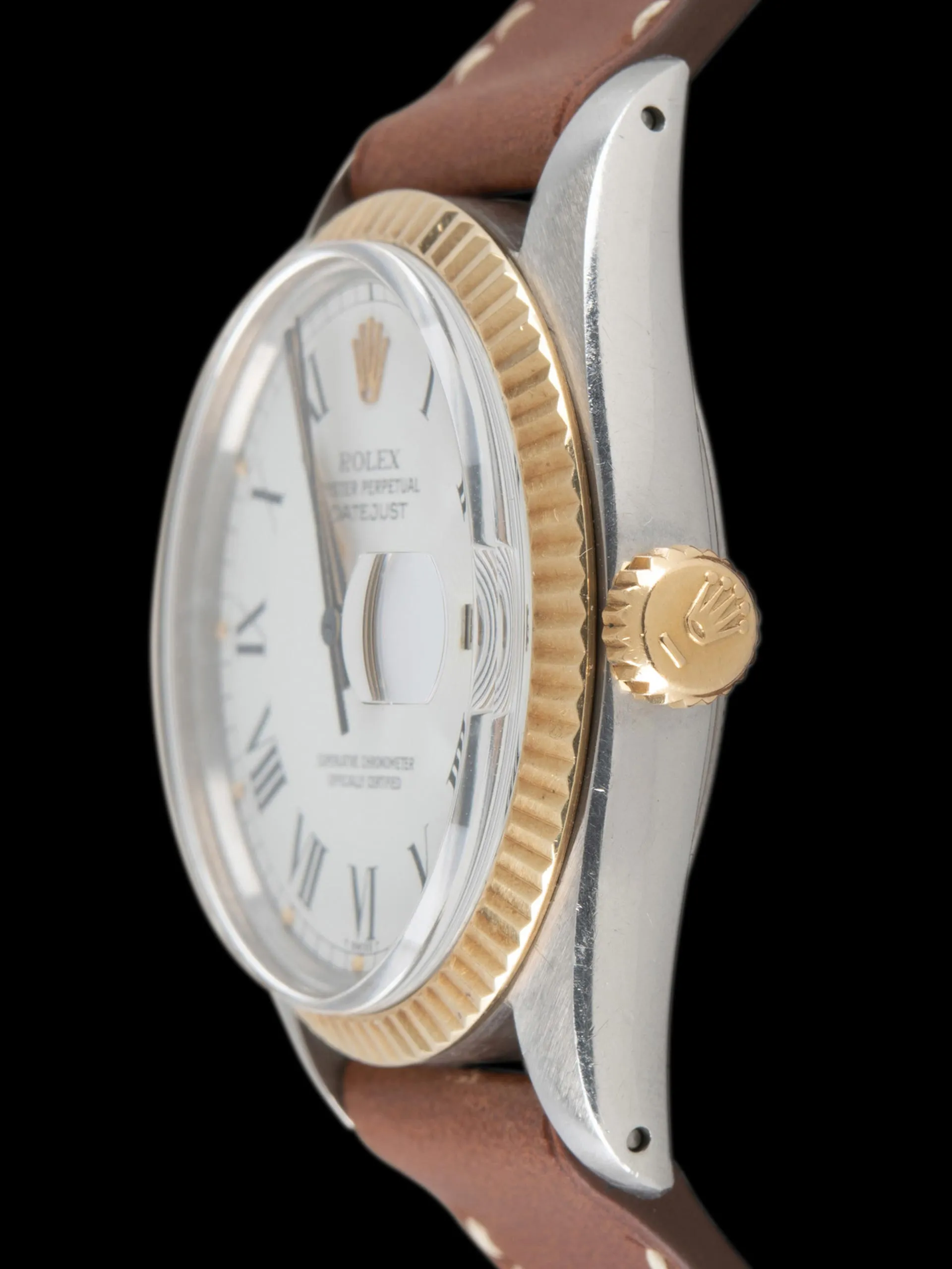 *Unpolished* 1979 Rolex Two-Tone Datejust (Ref. 16013) White "Buckley" Dial