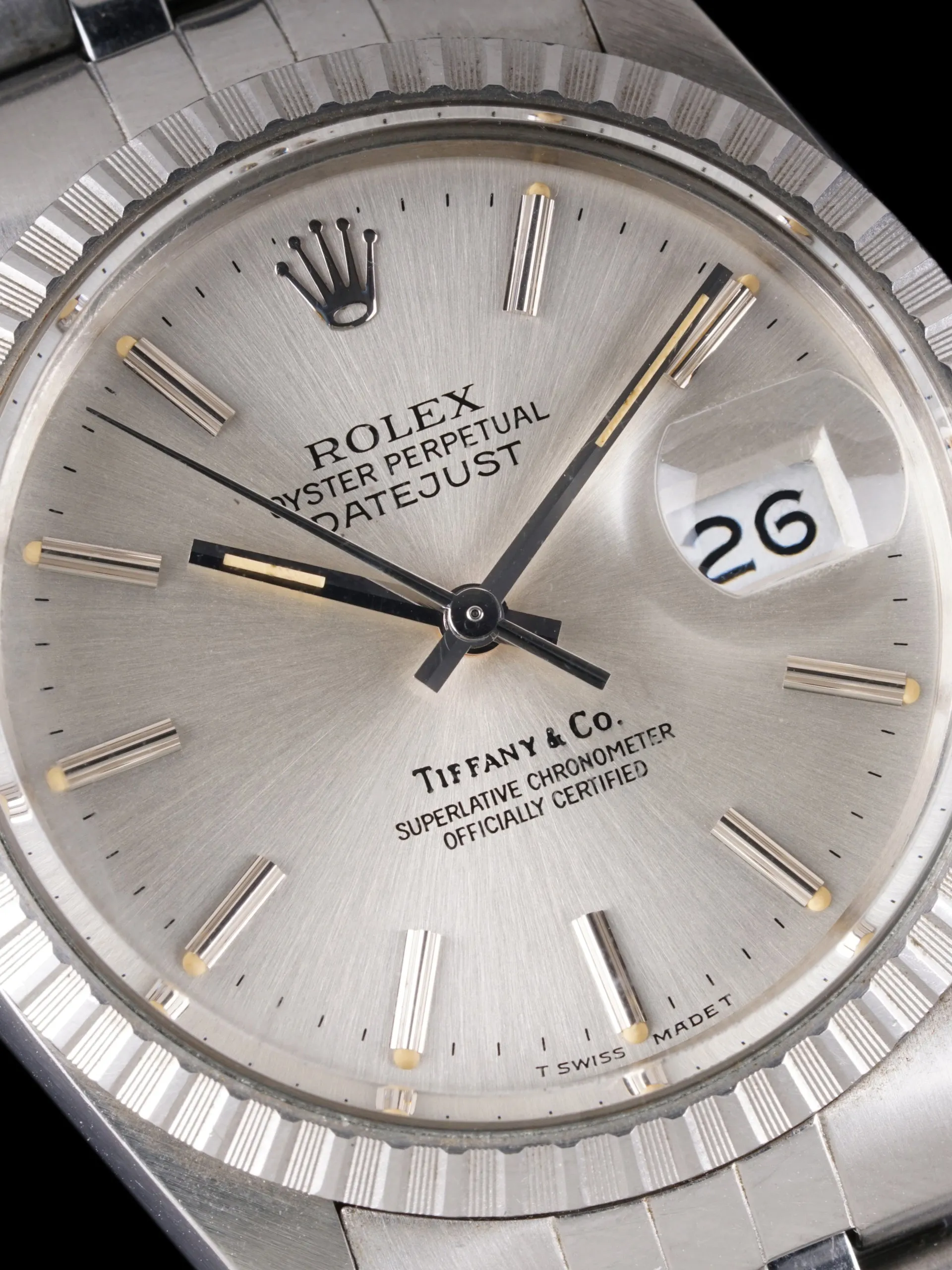 *Unpolished* 1987 Rolex Datejust (Ref. 16030) "Tiffany & Co."