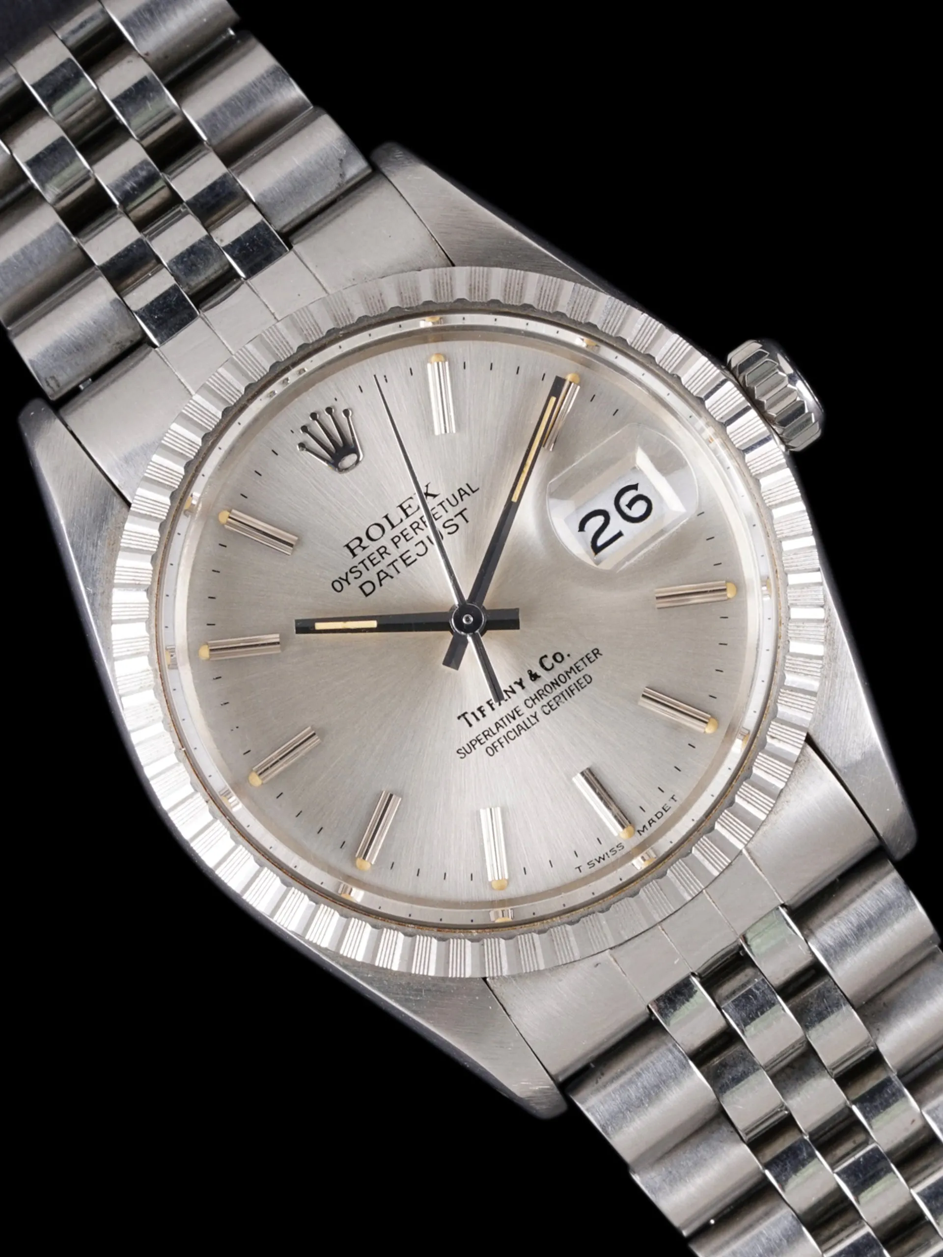 *Unpolished* 1987 Rolex Datejust (Ref. 16030) "Tiffany & Co."