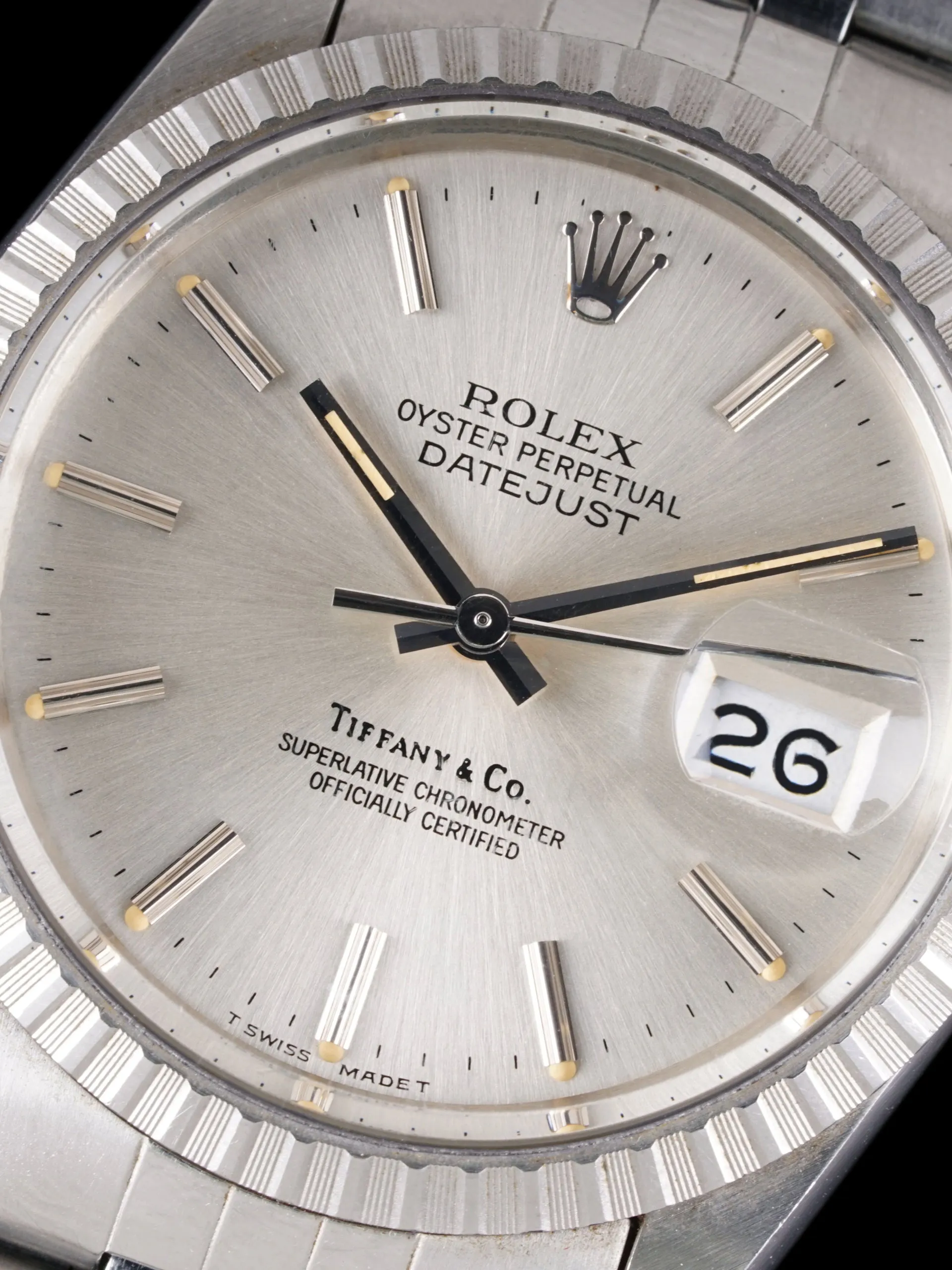 *Unpolished* 1987 Rolex Datejust (Ref. 16030) "Tiffany & Co."