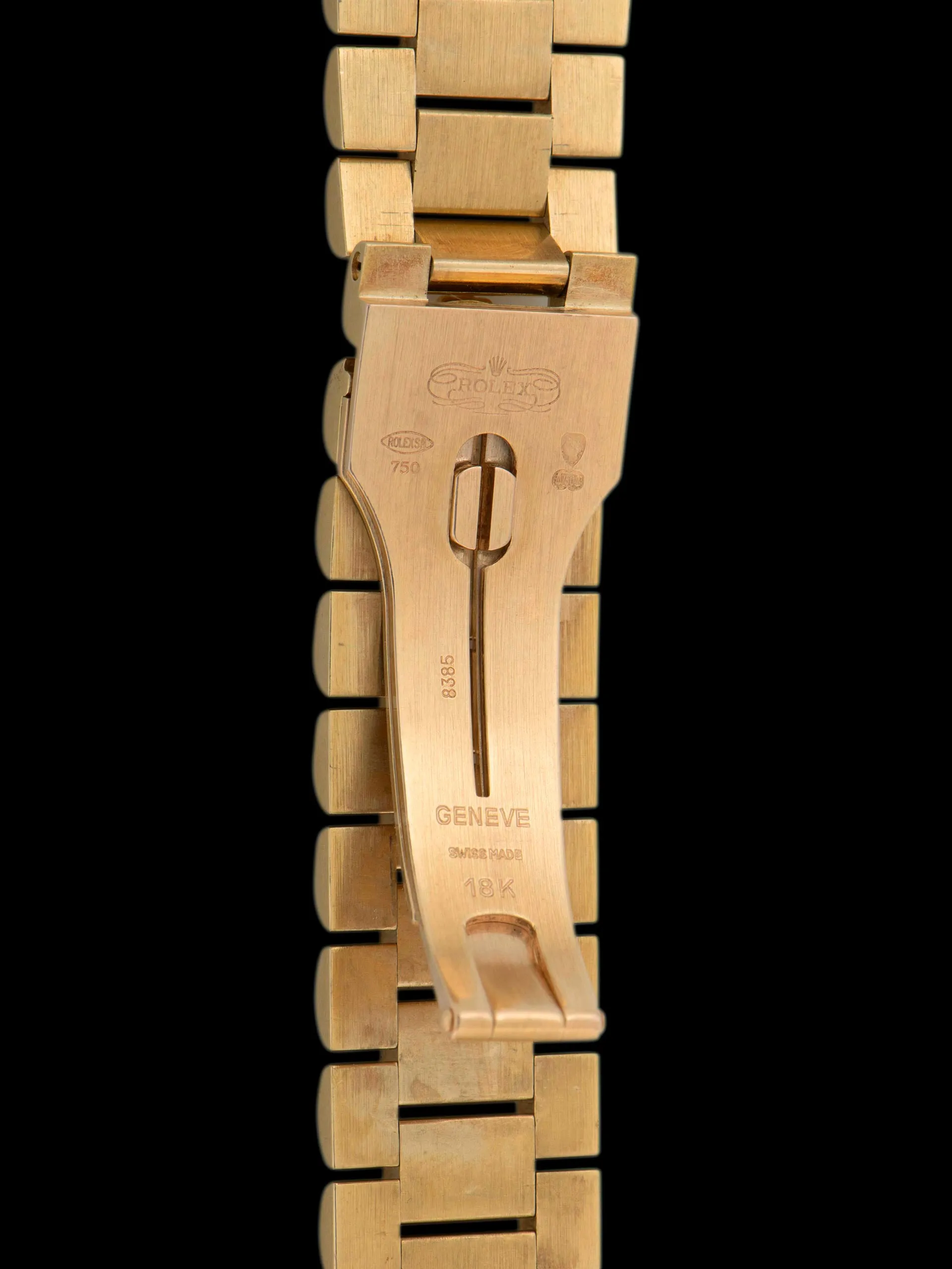 *Unpolished* 1988 Rolex Day-Date 18K YG (Ref. 18238) Champagne Diamond Dial W/ Box & Papers