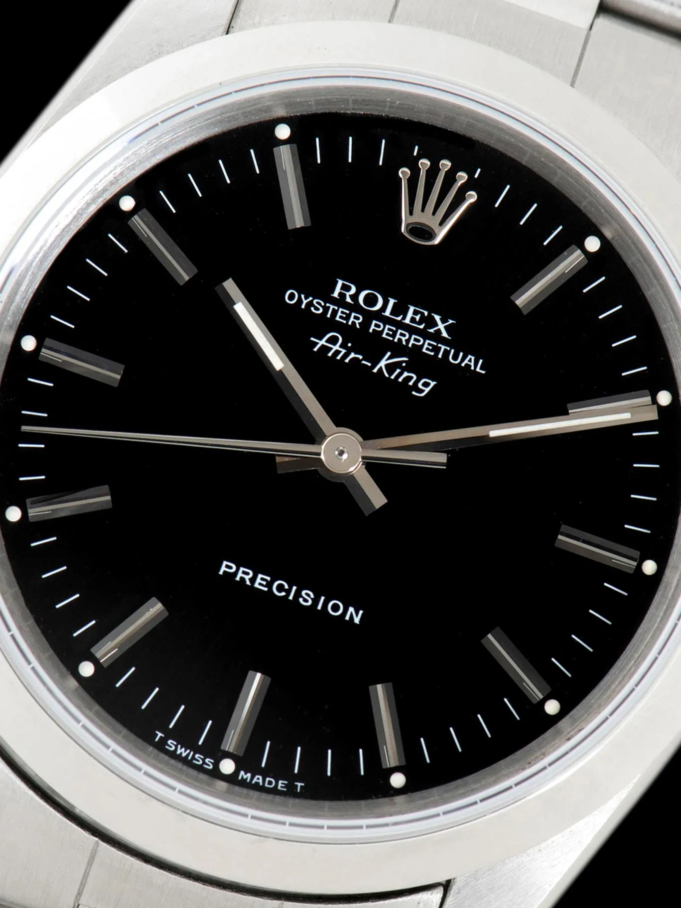 *Unpolished* 1991 Rolex Air-King (Ref. 14000) Black Dial