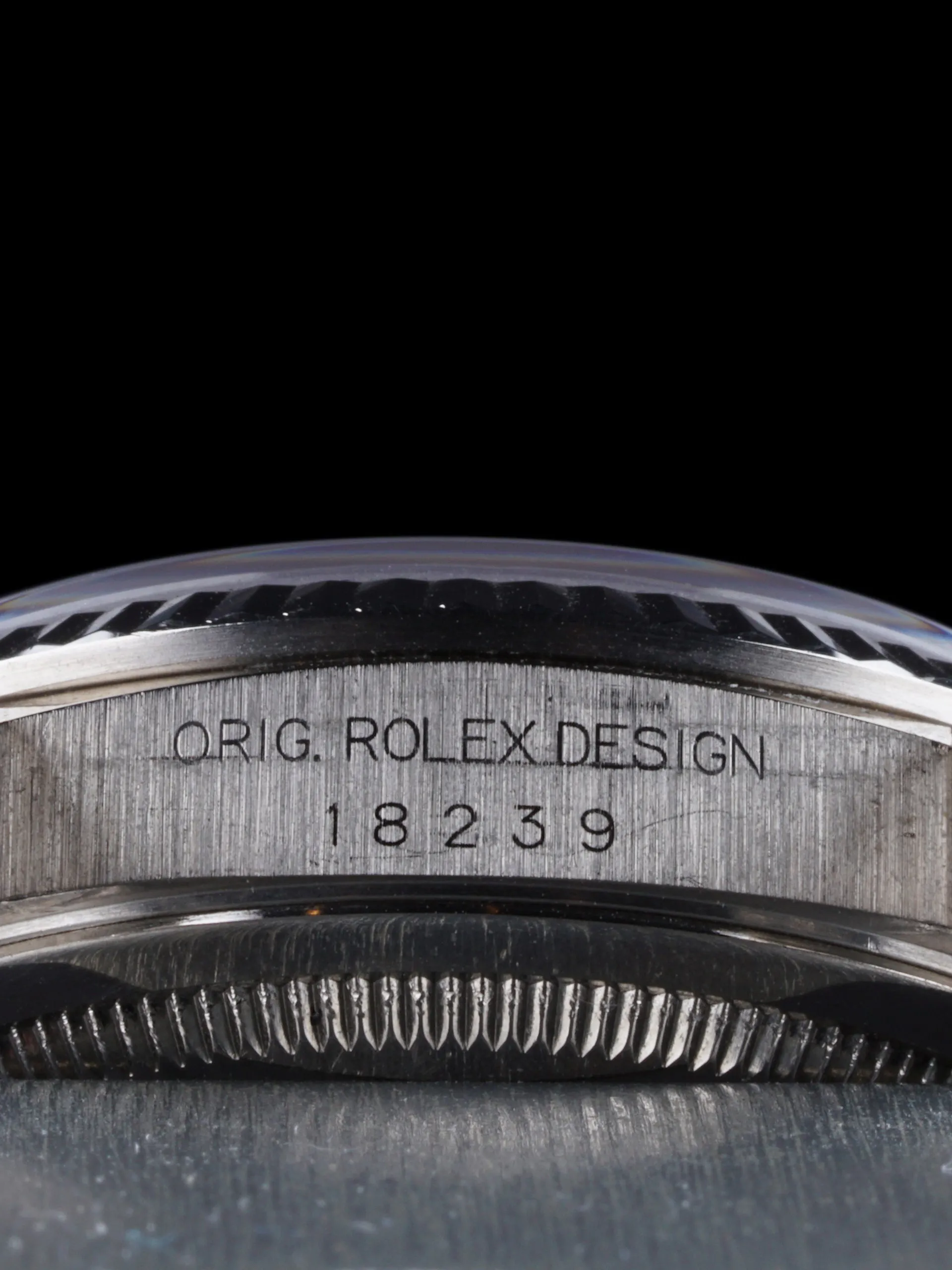 *Unpolished* 1996 Rolex Day-Date (Ref. 18239) 18k WG Blue Dial