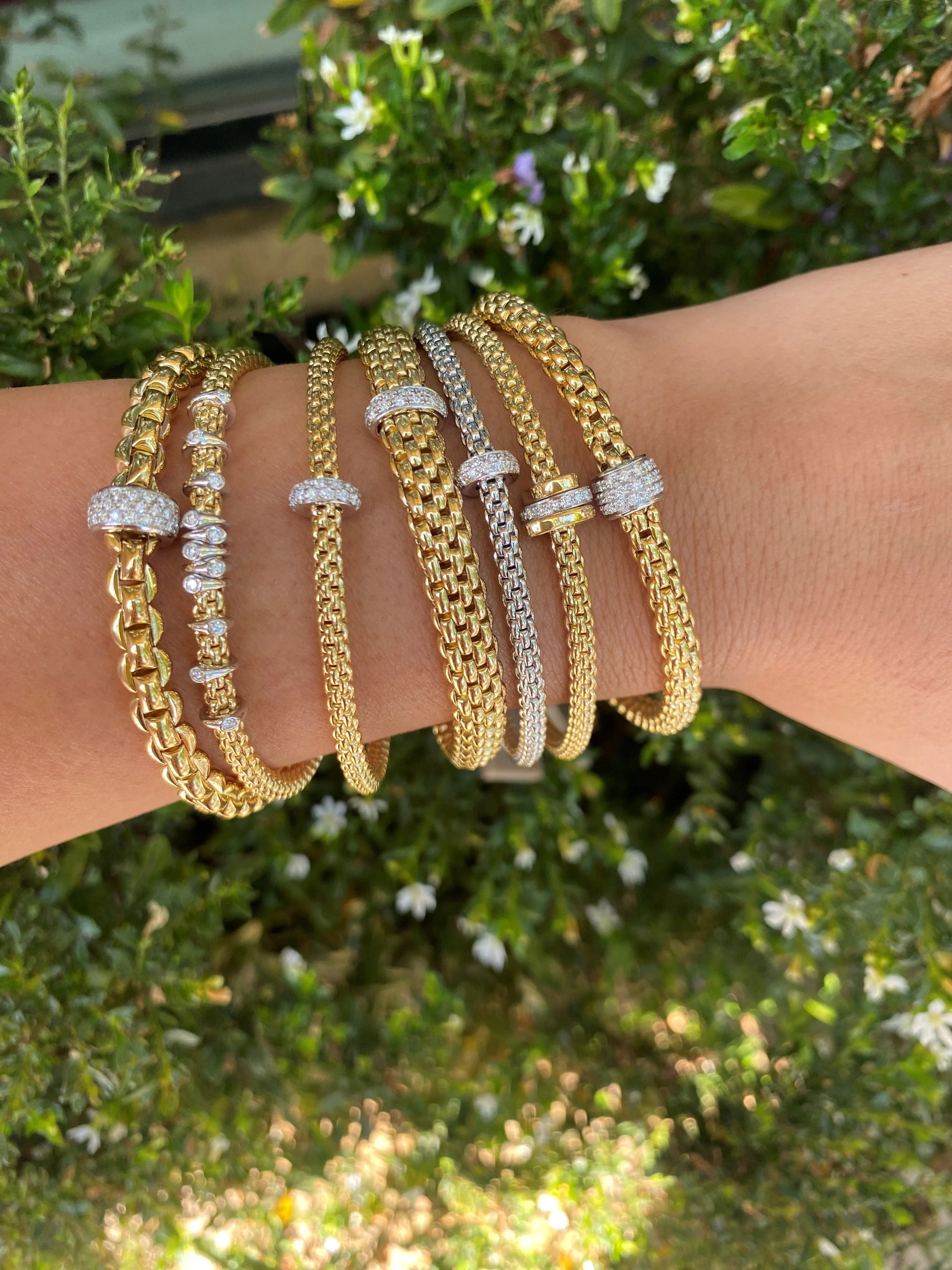 VENDOME MEDIUM BRACELET WITH DIAMONDS