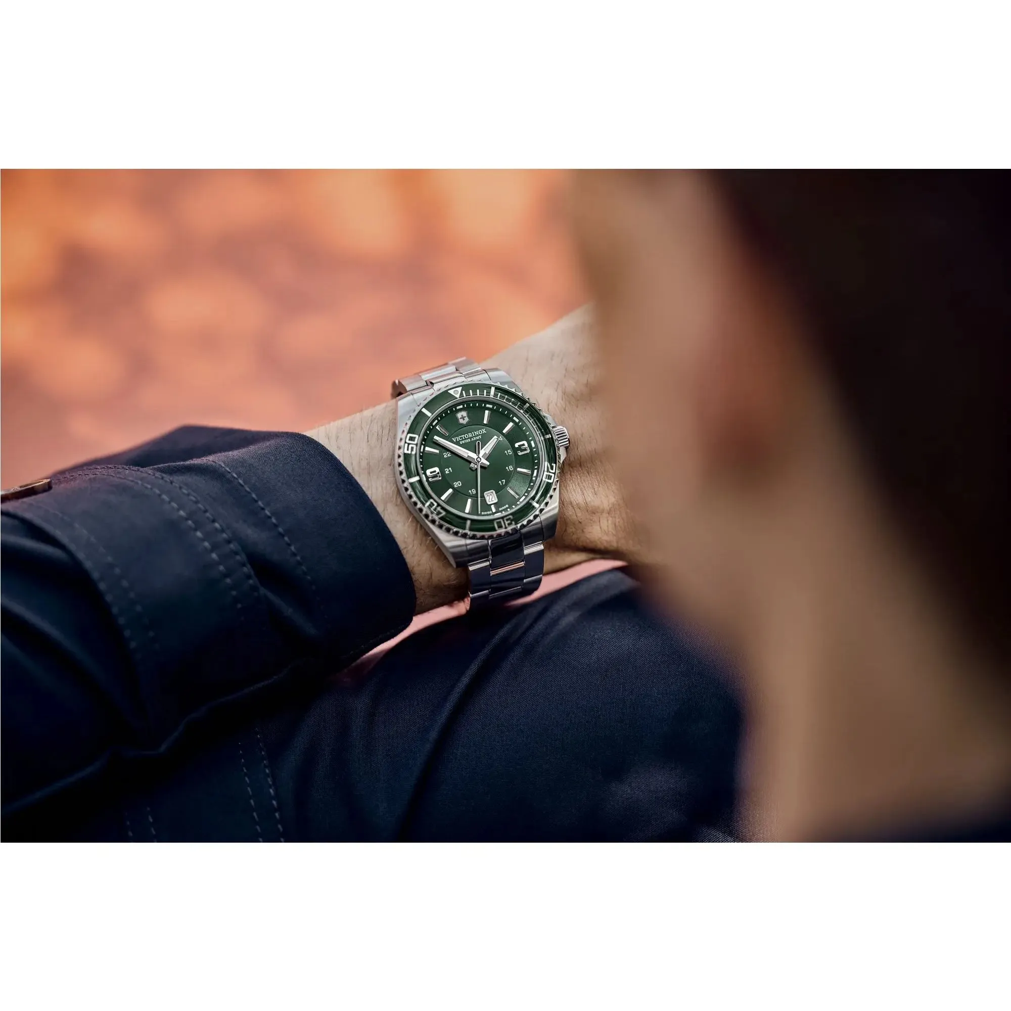 Victorinox Maverick 43 Green Dial Men's Watch