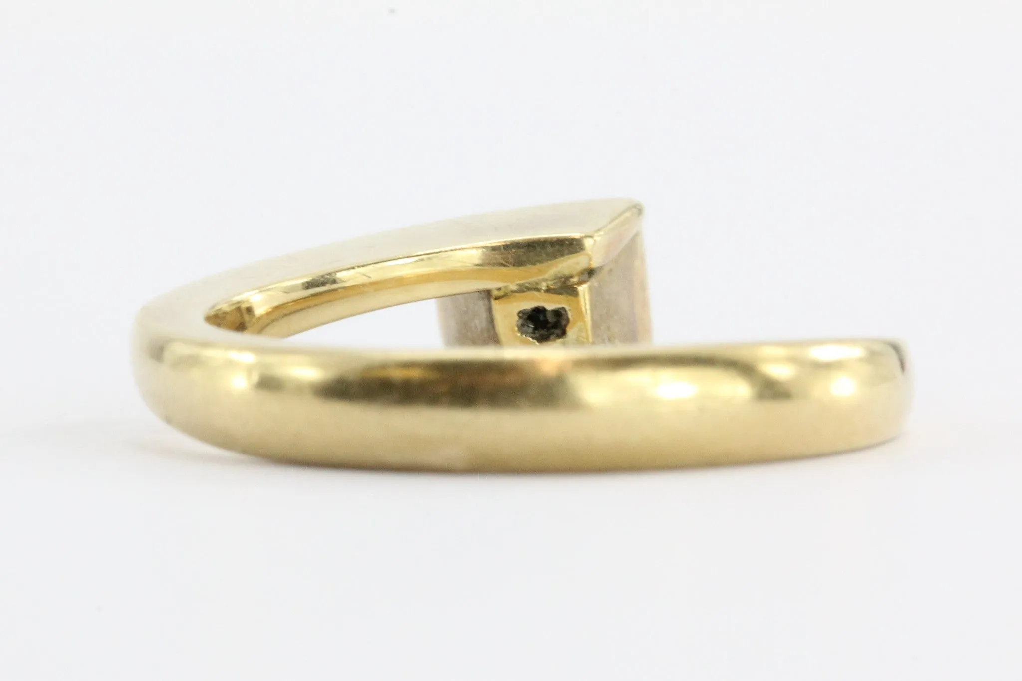 Vintage 18K Gold Colombian Emerald .25 Carat Ring