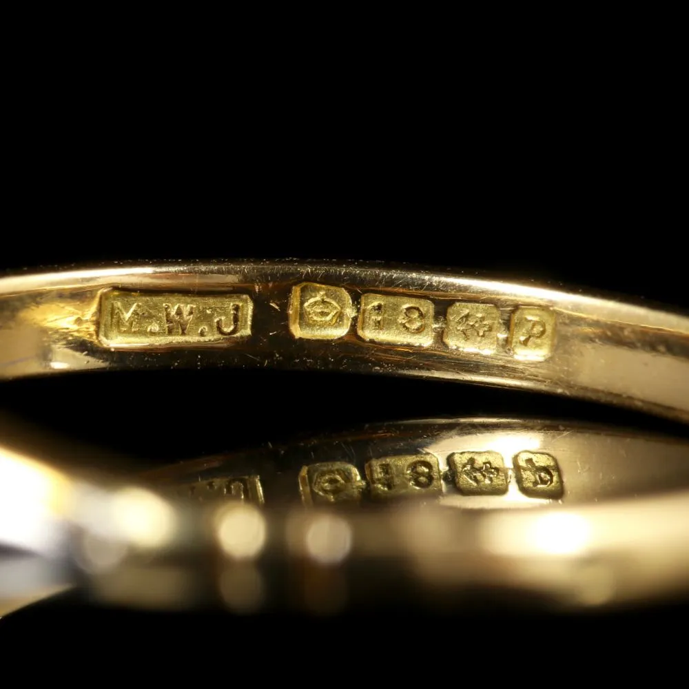 Vintage Diamond Heart Engagement Ring Dated 1964