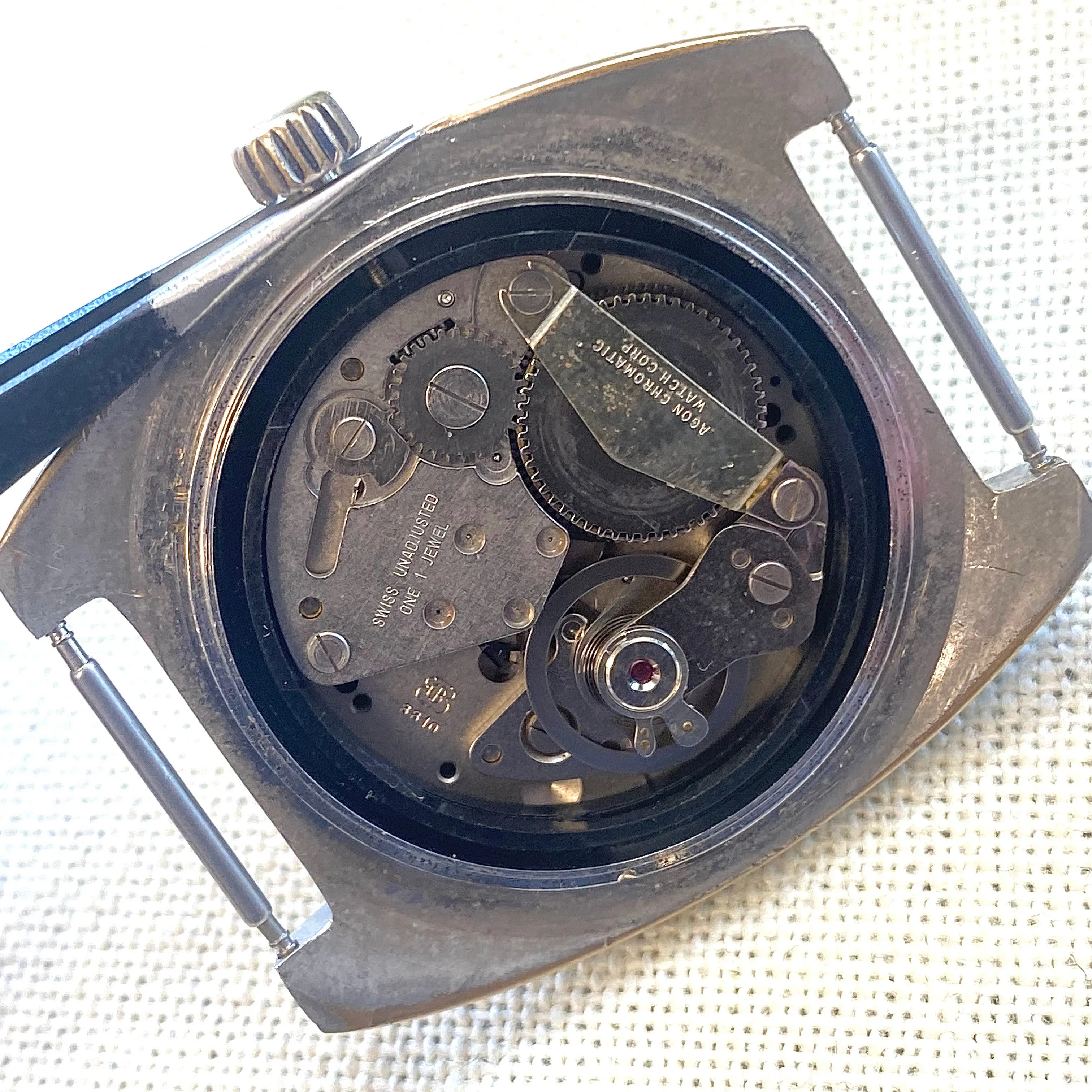 Vintage LUCERNE Calendar Diver Watch Cal. EB8811 Date Indicator Swiss Made Wristwatch
